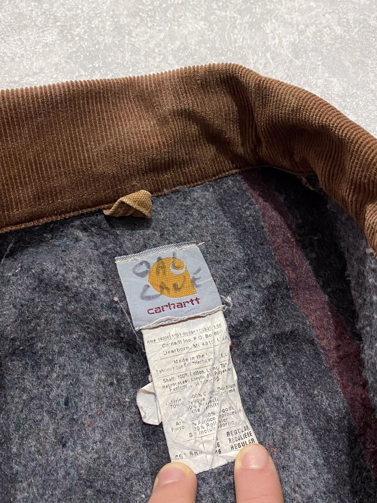 Carhartt Vintage Carhartt Detroit Blanket Lined Work Jacket Size US L / EU 52-54 / 3 - 5 Thumbnail