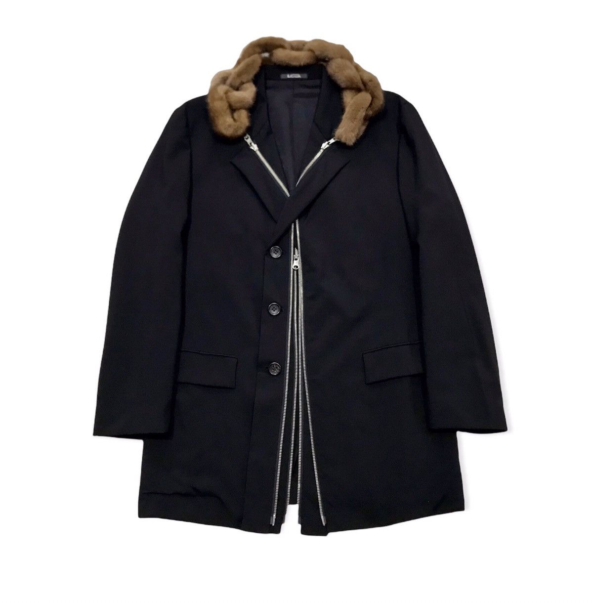 Yohji Yamamoto LQ for Men Rolls Fur Jacket Size US M / EU 48-50 / 2 - 2 Thumbnail
