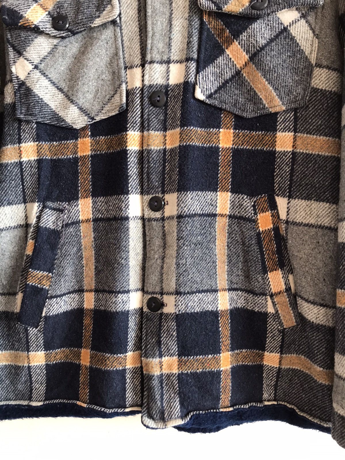 Original Montgomery Vtg MONTGOMERY WARD Flannel Shirt Jacket Size US L / EU 52-54 / 3 - 5 Thumbnail