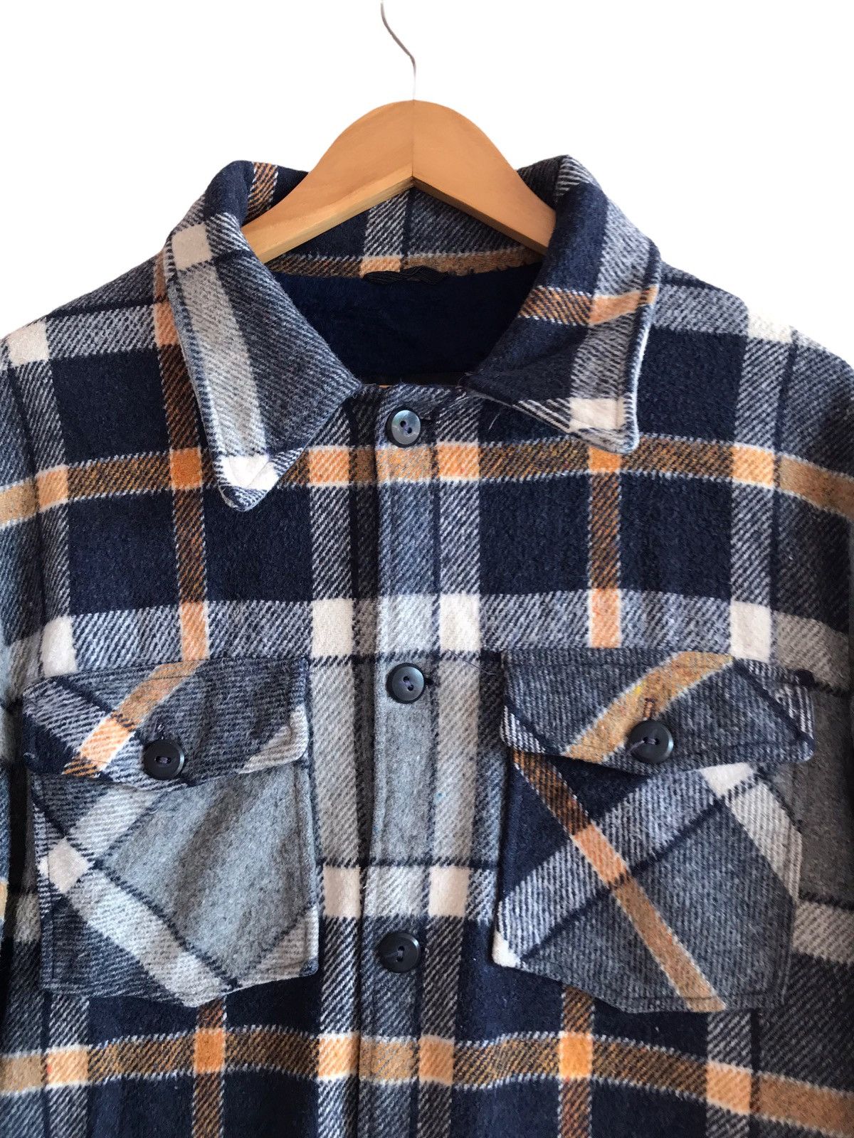 Original Montgomery Vtg MONTGOMERY WARD Flannel Shirt Jacket Size US L / EU 52-54 / 3 - 2 Thumbnail