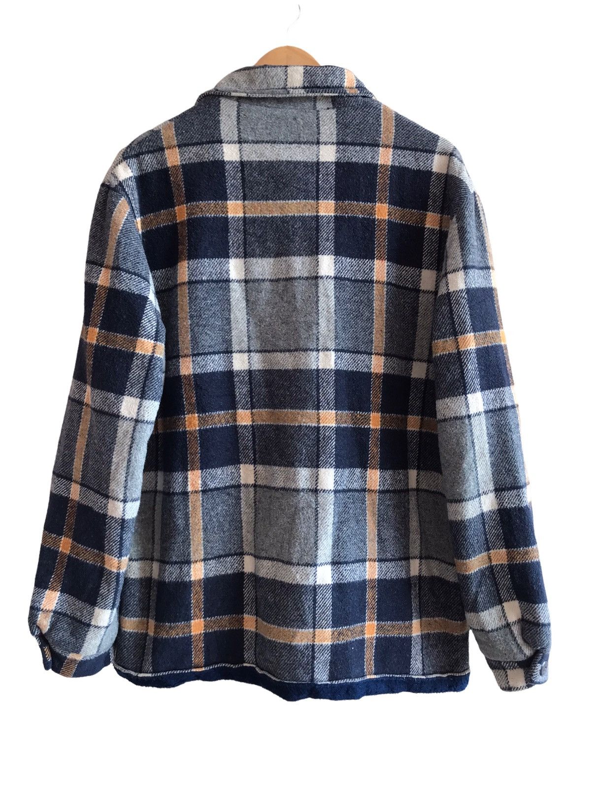 Original Montgomery Vtg MONTGOMERY WARD Flannel Shirt Jacket Size US L / EU 52-54 / 3 - 3 Thumbnail