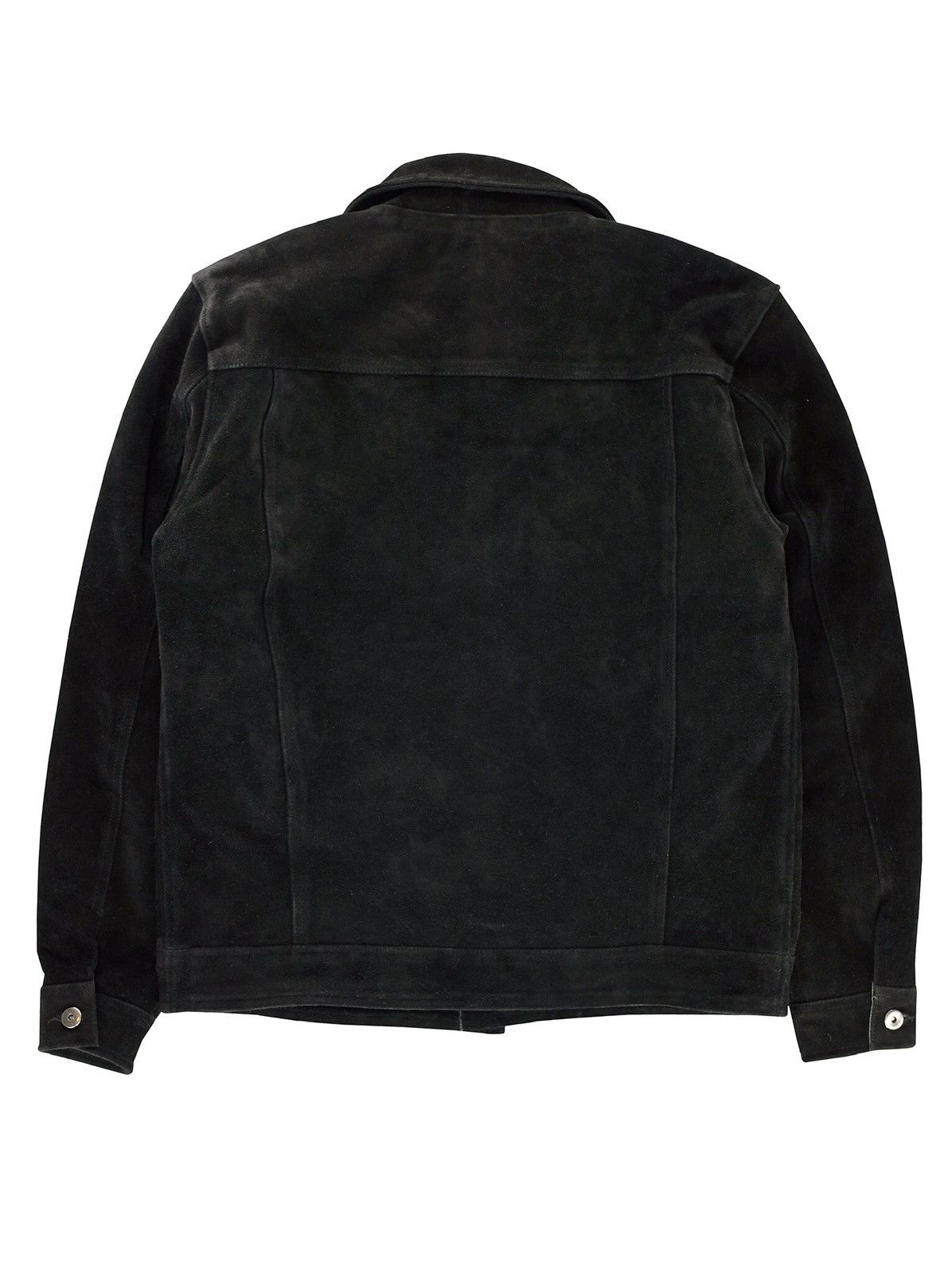 Vintage Suede Trucker Jacket Black Size US S / EU 44-46 / 1 - 2 Thumbnail