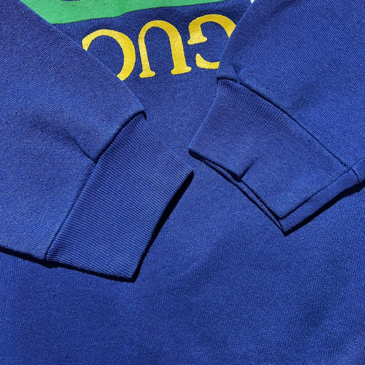 Tultex × Vintage Vintage 90s Gucci by Tultex Big Logo Sweatshirt Size US M / EU 48-50 / 2 - 7 Thumbnail
