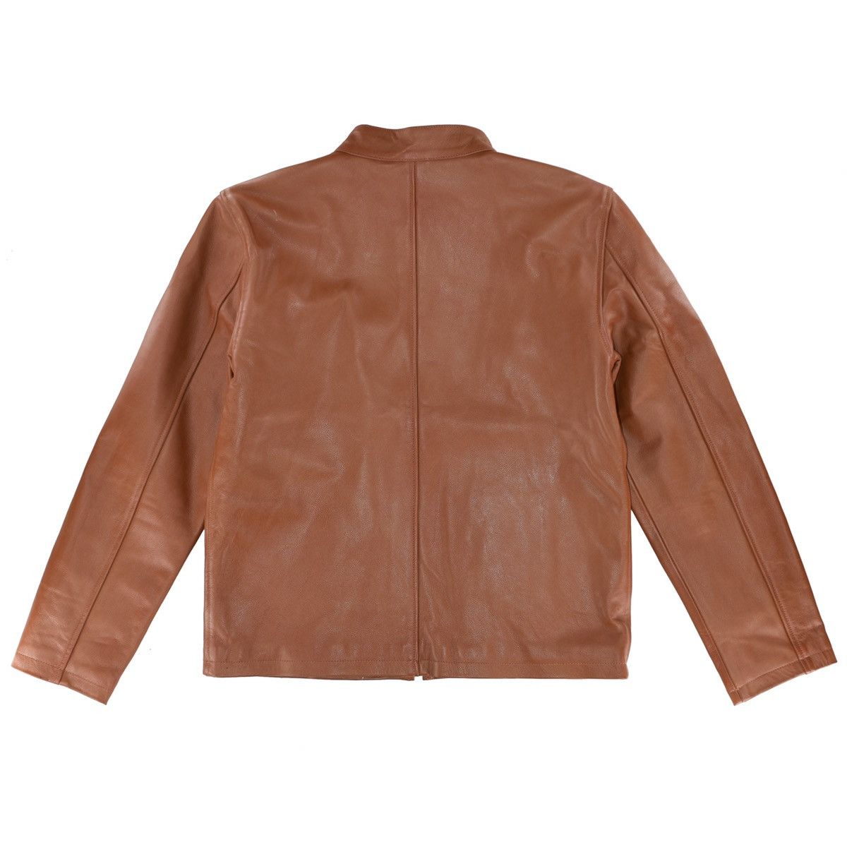 Genuine Leather Cafe Racer Leather Jacket Brown Size US XS / EU 42 / 0 - 6 Thumbnail