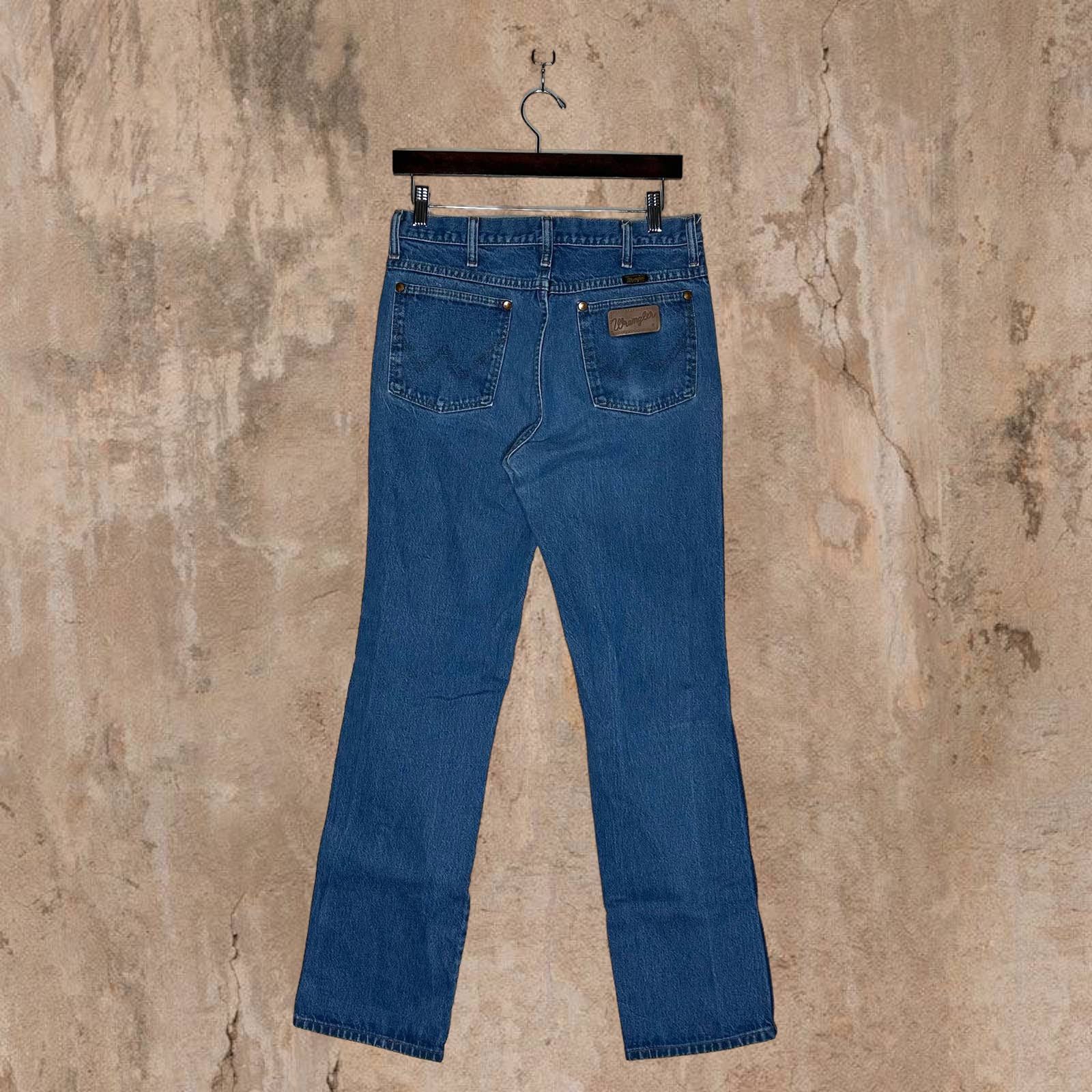 Vintage Vintage Wrangler Work Jeans Medium Denim Made in USA 90s | Grailed