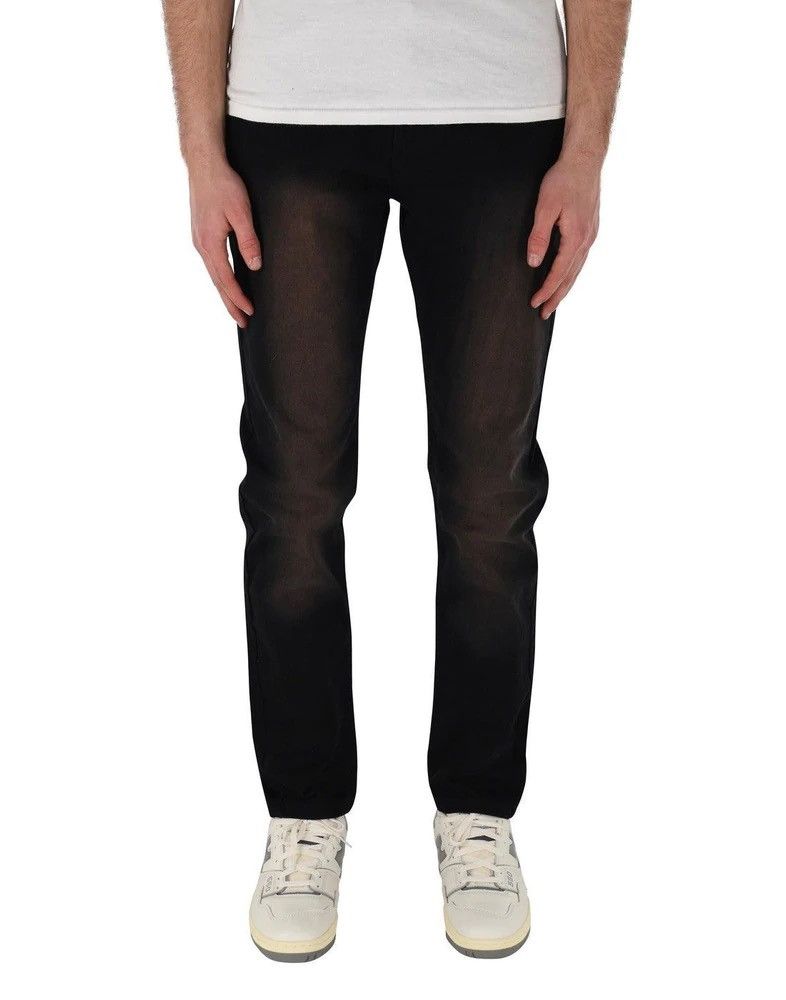 Vintage Distressed Denim Black Size US 28 / EU 44 - 2 Thumbnail