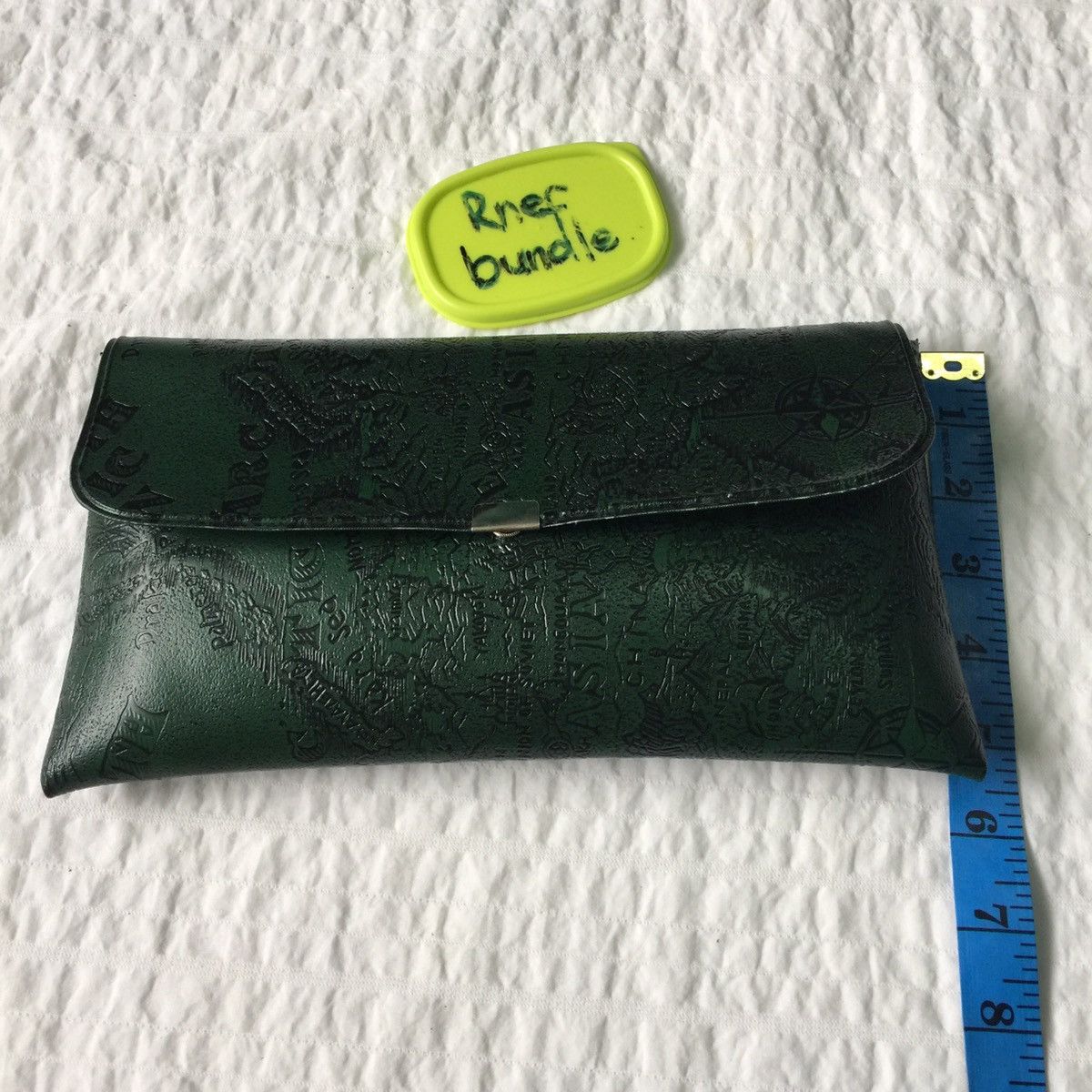 Japanese Brand Rare clutch bag design map like stone island Size ONE SIZE - 21 Thumbnail