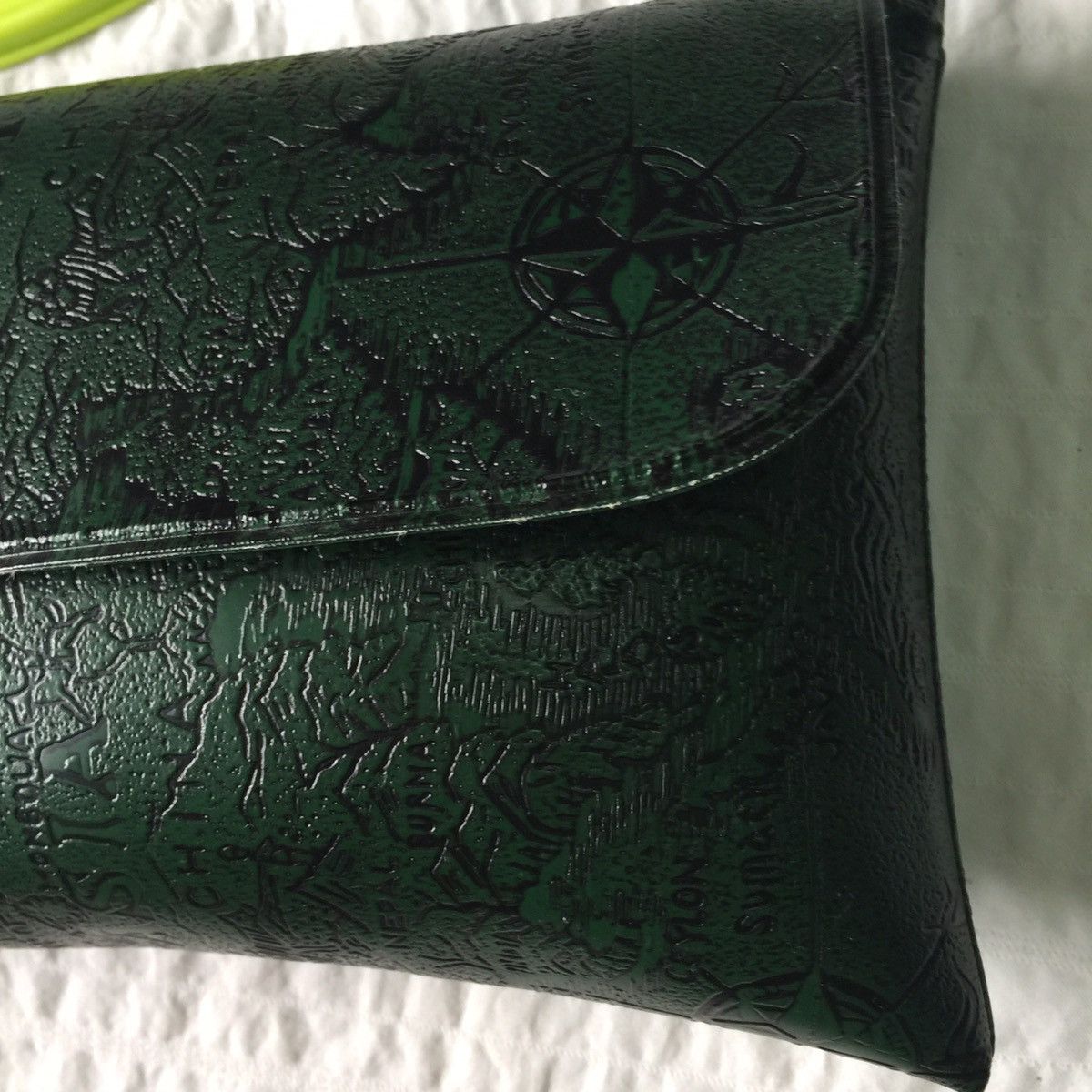 Japanese Brand Rare clutch bag design map like stone island Size ONE SIZE - 9 Thumbnail
