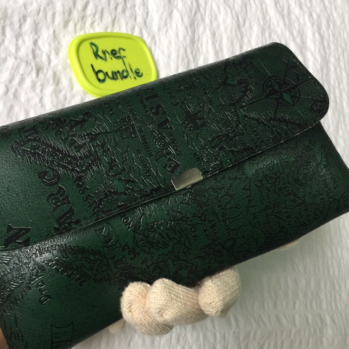 Japanese Brand Rare clutch bag design map like stone island Size ONE SIZE - 22 Thumbnail