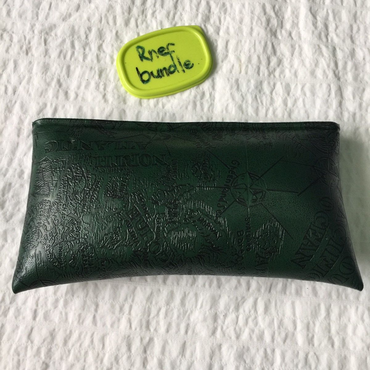 Japanese Brand Rare clutch bag design map like stone island Size ONE SIZE - 11 Thumbnail