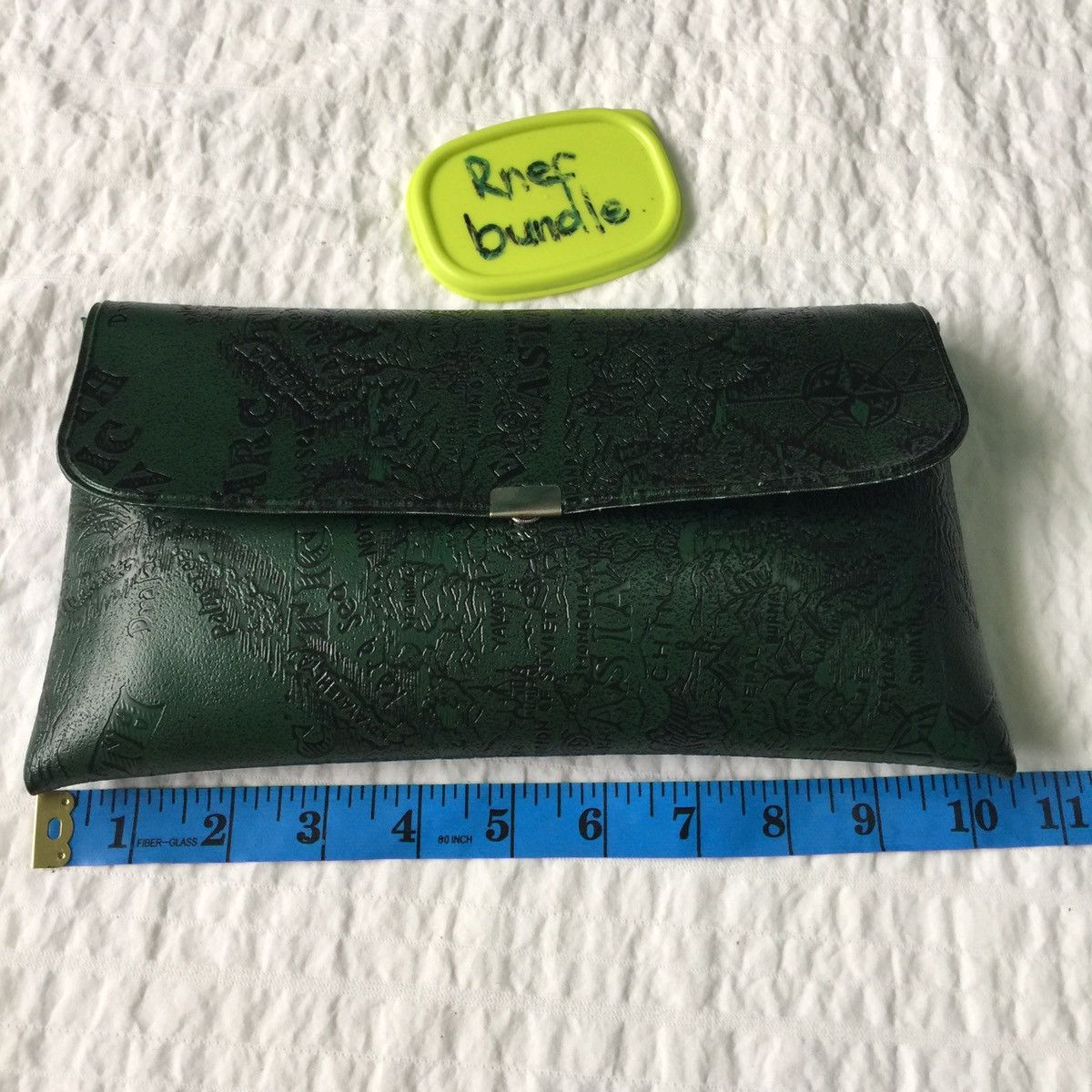 Japanese Brand Rare clutch bag design map like stone island Size ONE SIZE - 20 Thumbnail