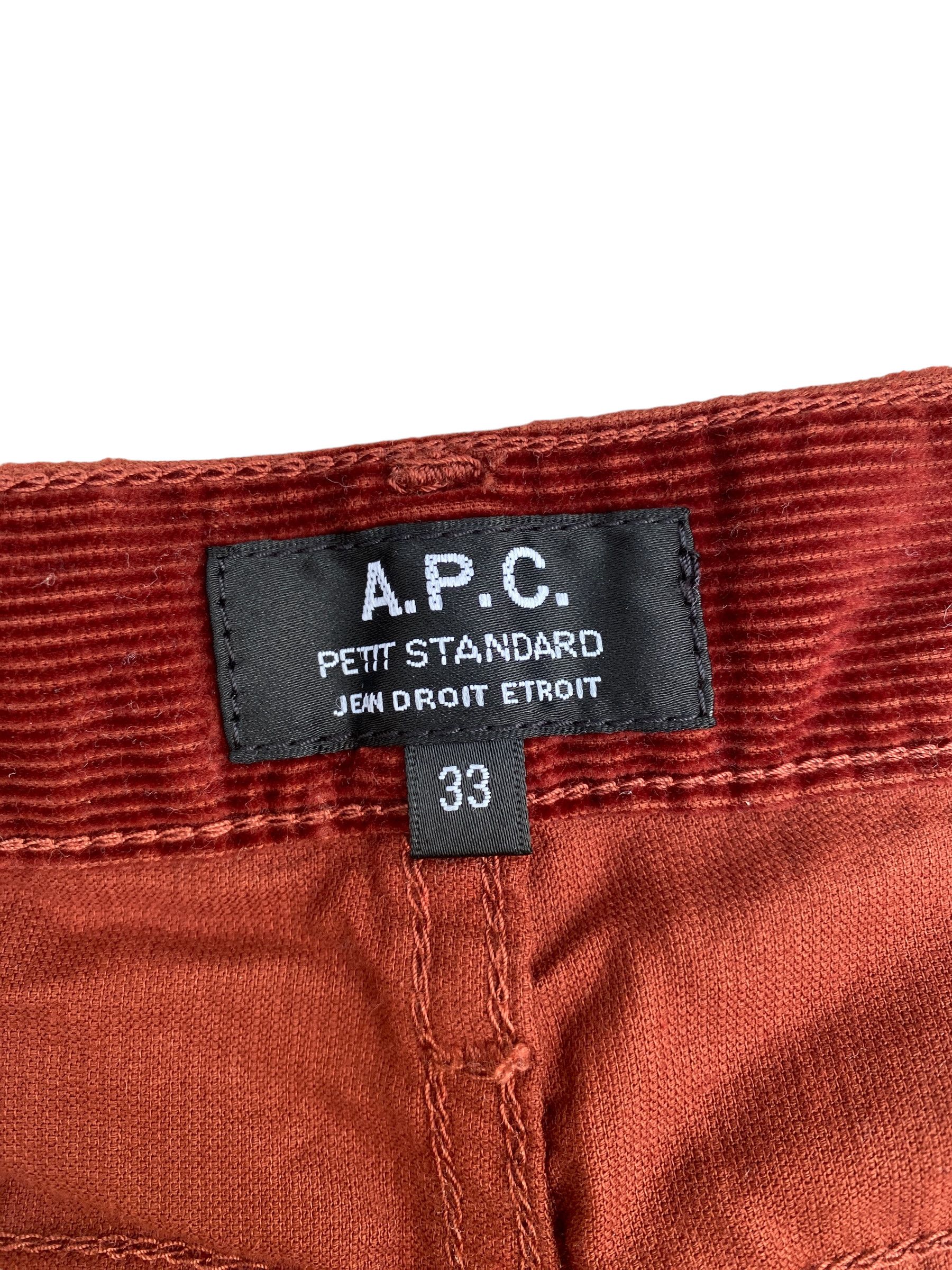 A.P.C. Petit Standard - Ocher Corduroy Pants Size US 33 - 6 Thumbnail