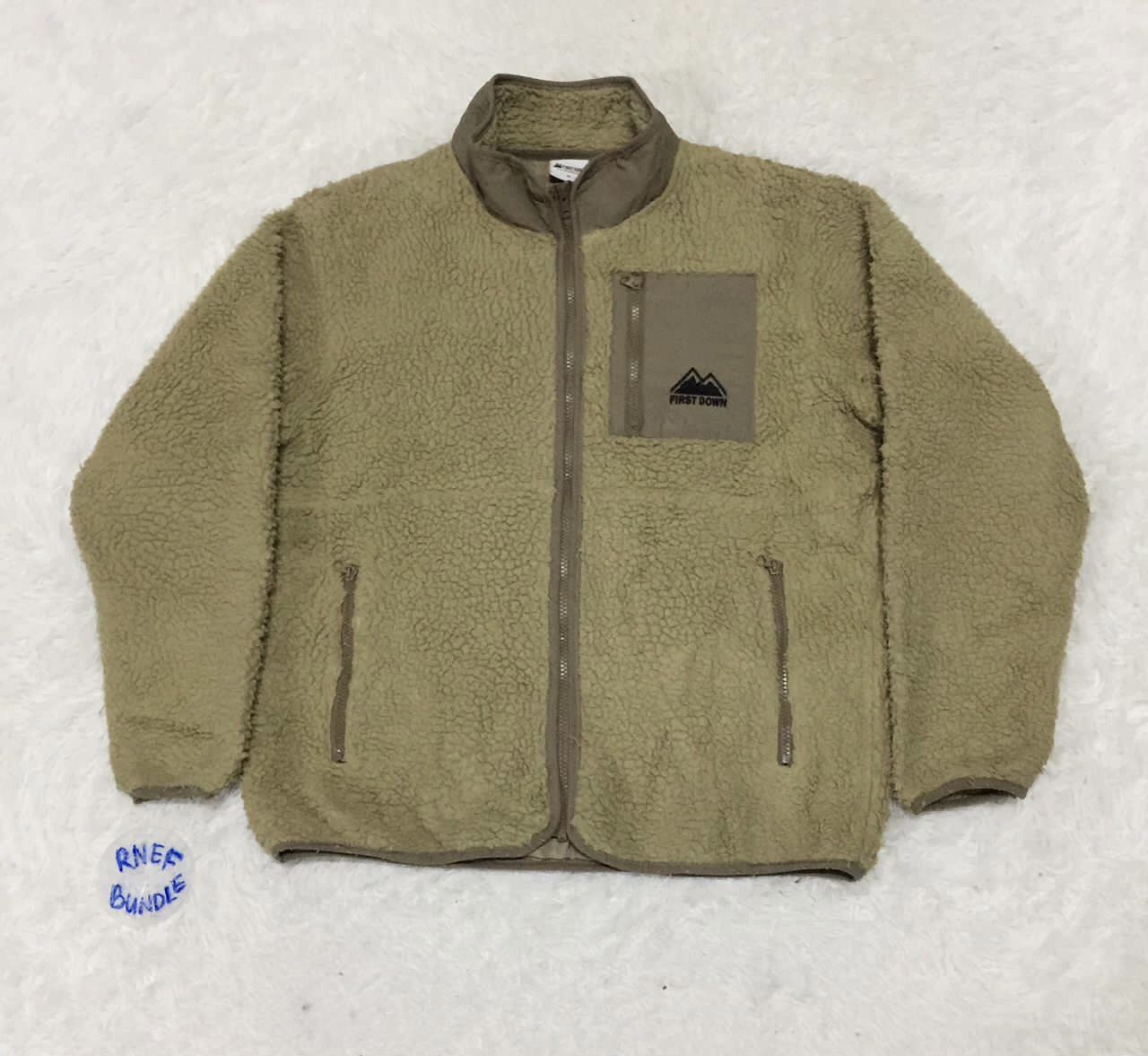 Japanese Brand First Down Fleece Jacket Iike Patagonia and Kapital design Size US M / EU 48-50 / 2 - 1 Thumbnail