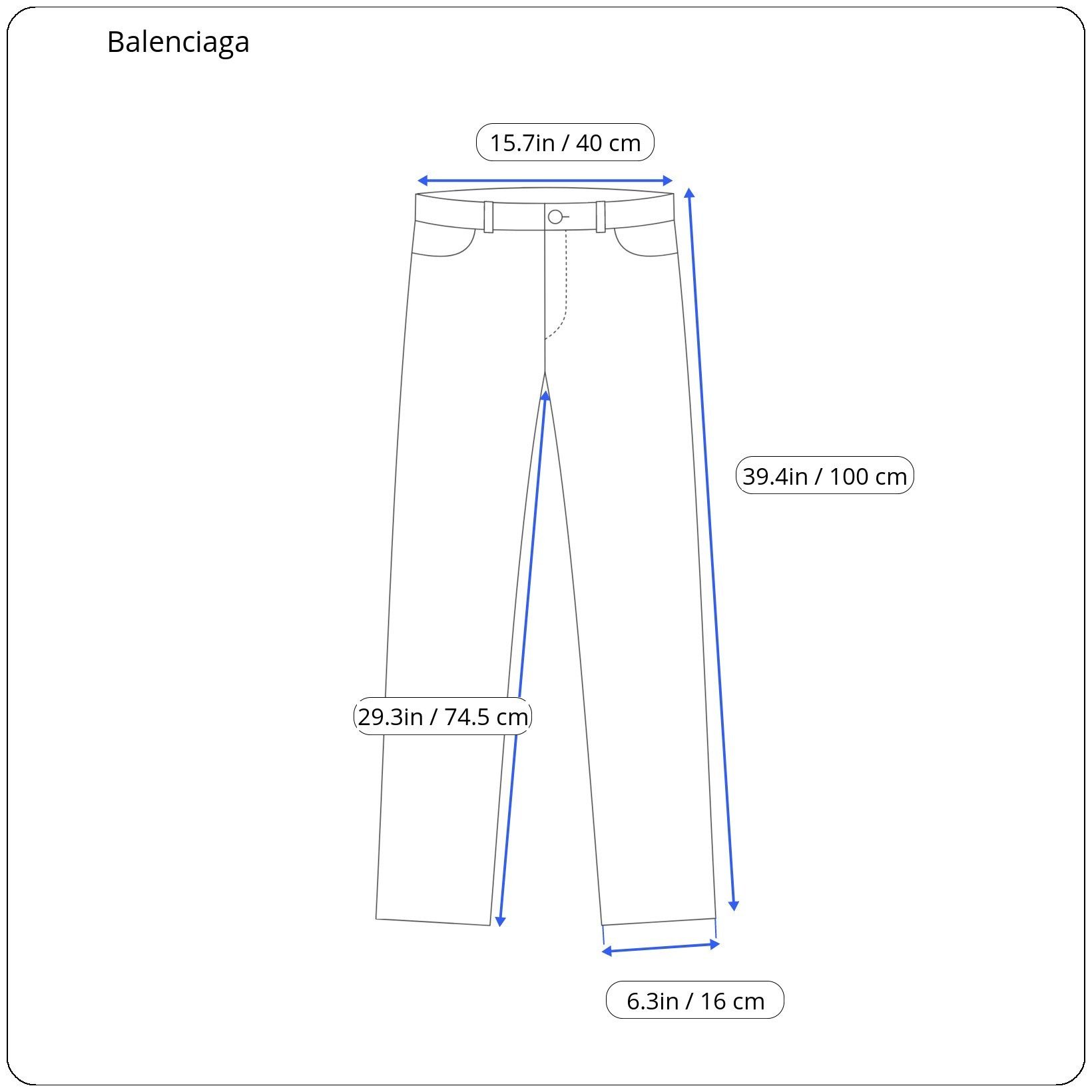 Balenciaga ⚡️QUICK SALE⚡️2018 Balenciaga Demna White Denim Jeans Pants Size US 31 - 7 Thumbnail