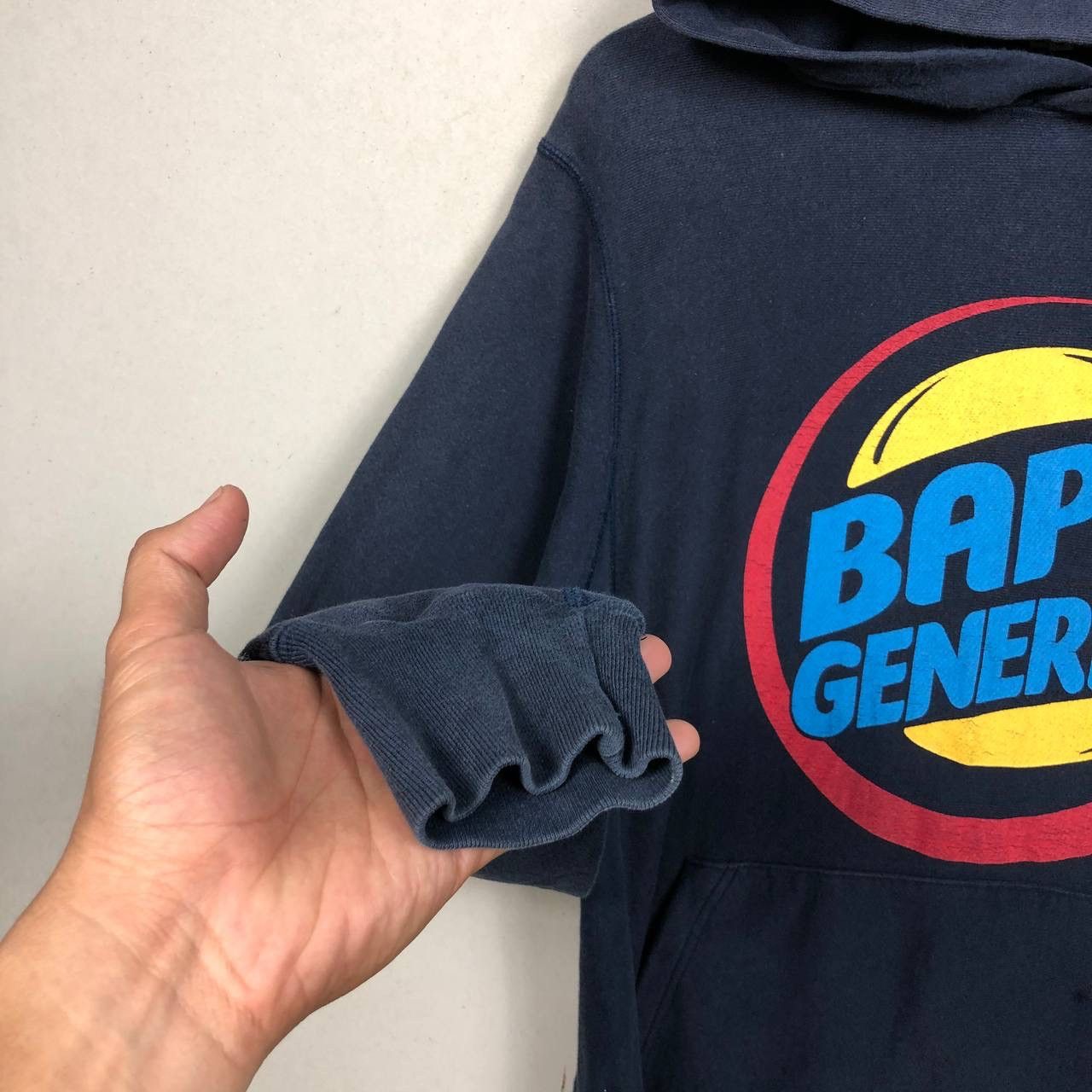 Bape Vintage 90s Bape General Pullover Hoodie Size US M / EU 48-50 / 2 - 4 Thumbnail