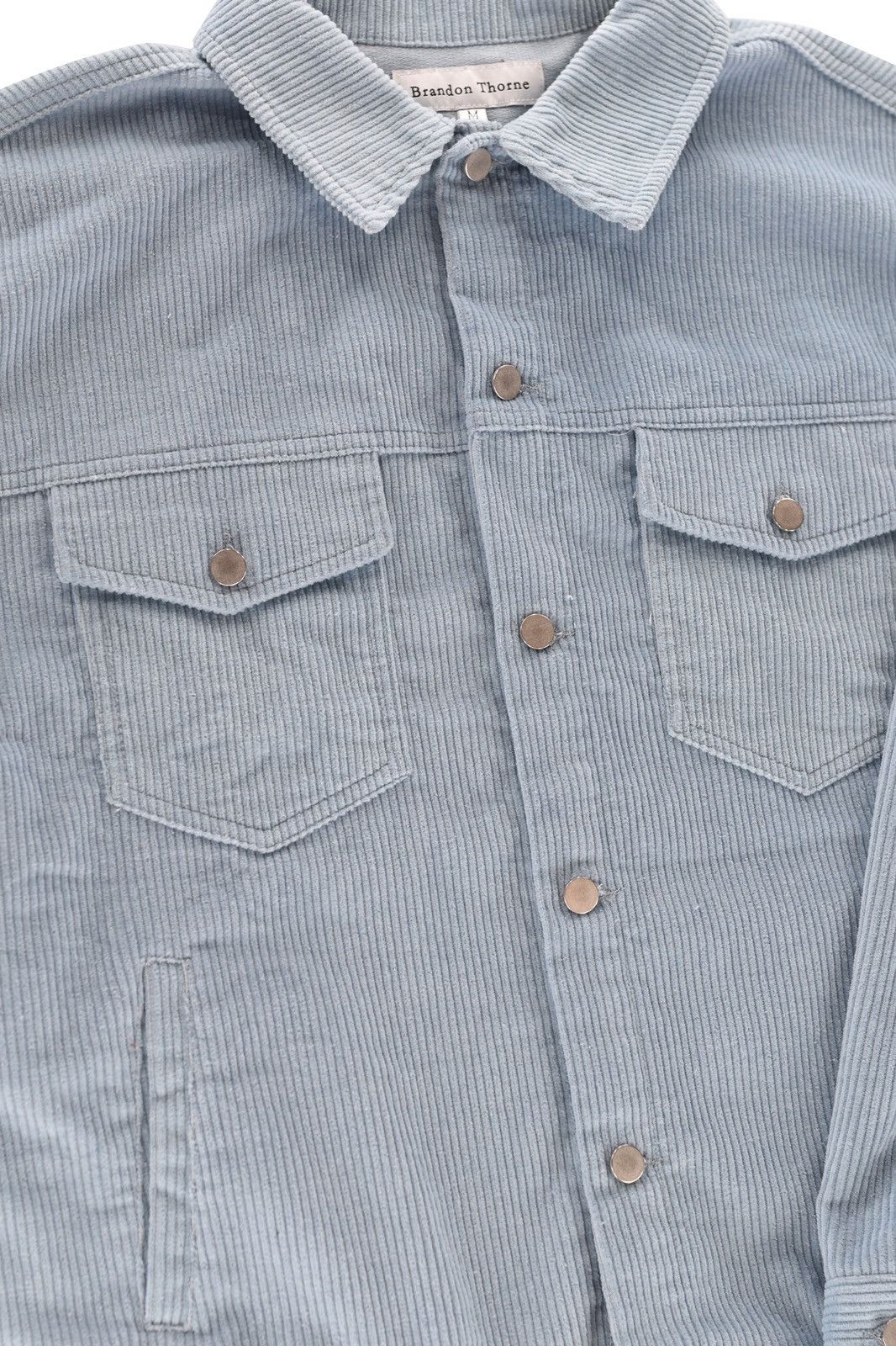 Vintage Corduroy Jacket Sky Blue Size US XL / EU 56 / 4 - 6 Thumbnail