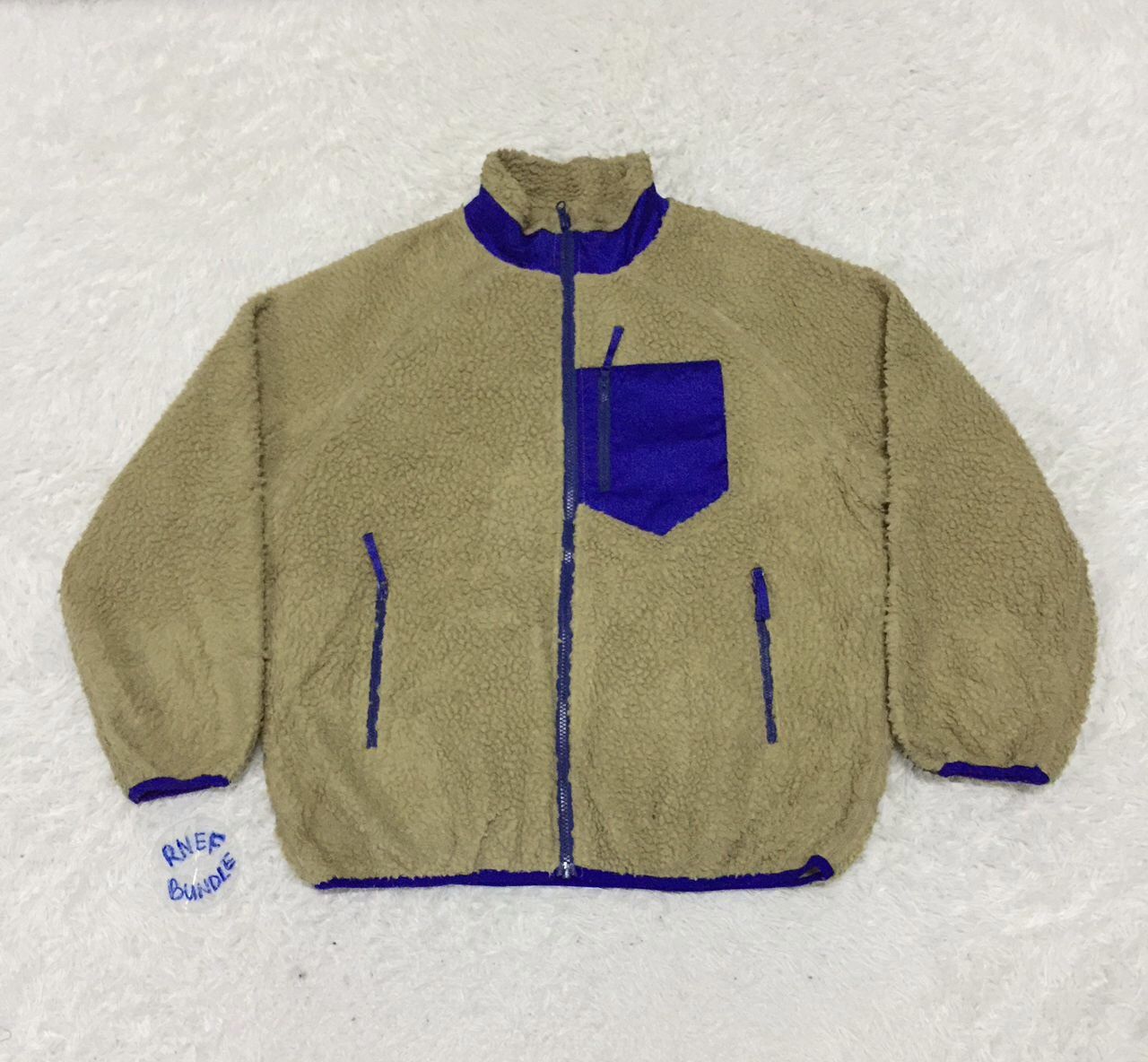 Japanese Brand BROWNY SHERPA FLEECE JACKET ZIPPER Size US M / EU 48-50 / 2 - 1 Thumbnail