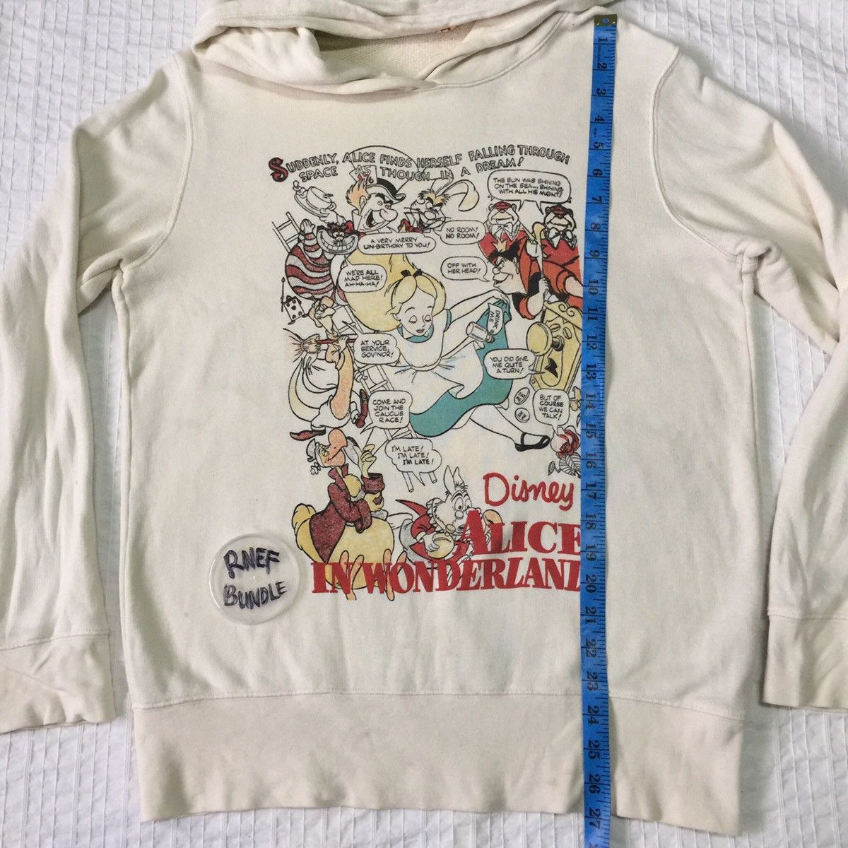 Cartoon Network Vintage Disney Alice in wonderland hoodie sweatshirt rare Size US M / EU 48-50 / 2 - 13 Thumbnail