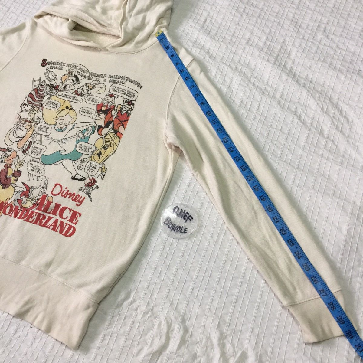 Cartoon Network Vintage Disney Alice in wonderland hoodie sweatshirt rare Size US M / EU 48-50 / 2 - 14 Thumbnail