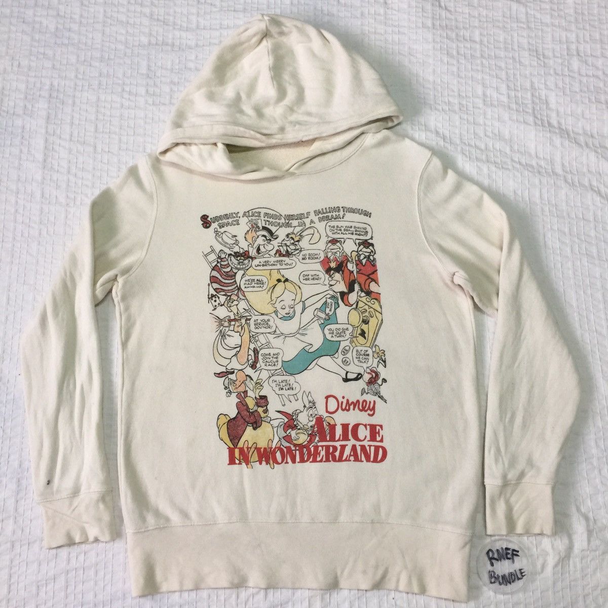 Cartoon Network Vintage Disney Alice in wonderland hoodie sweatshirt rare Size US M / EU 48-50 / 2 - 2 Thumbnail
