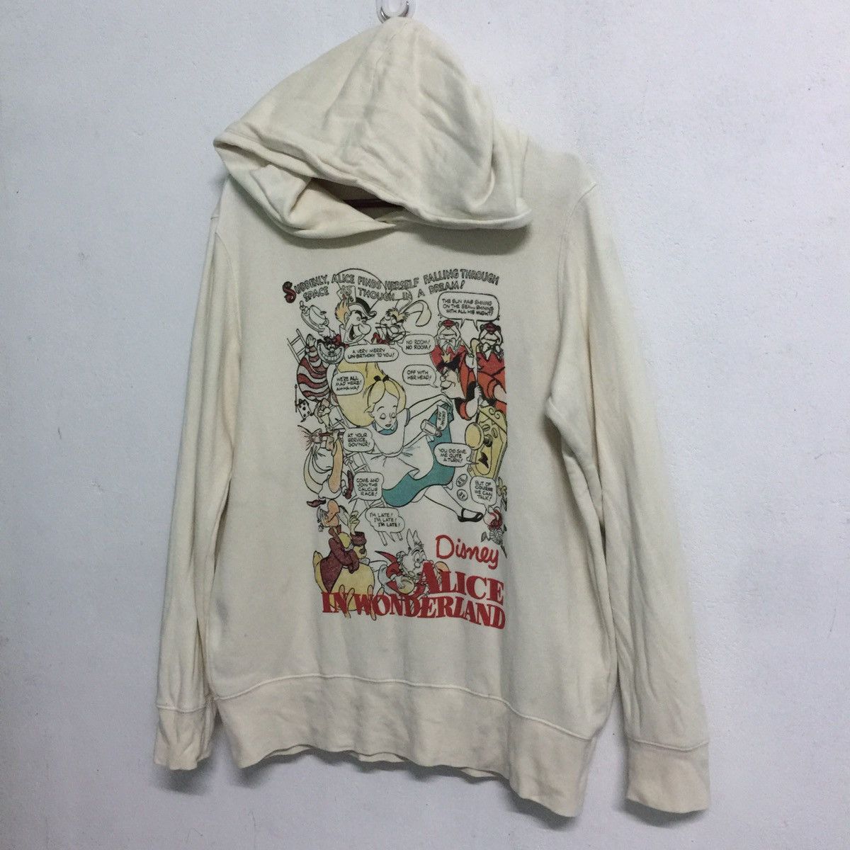 Cartoon Network Vintage Disney Alice in wonderland hoodie sweatshirt rare Size US M / EU 48-50 / 2 - 3 Thumbnail