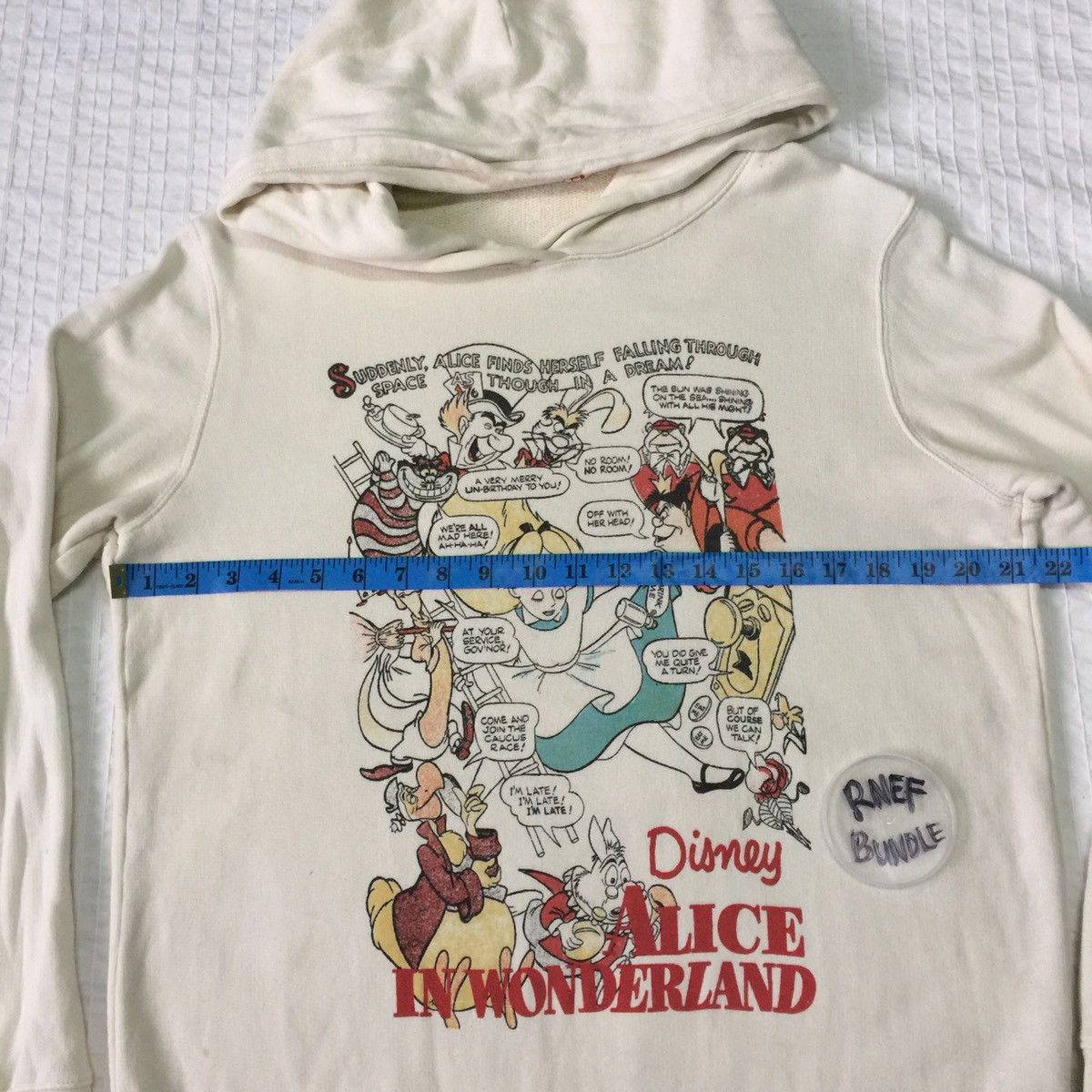 Cartoon Network Vintage Disney Alice in wonderland hoodie sweatshirt rare Size US M / EU 48-50 / 2 - 12 Thumbnail