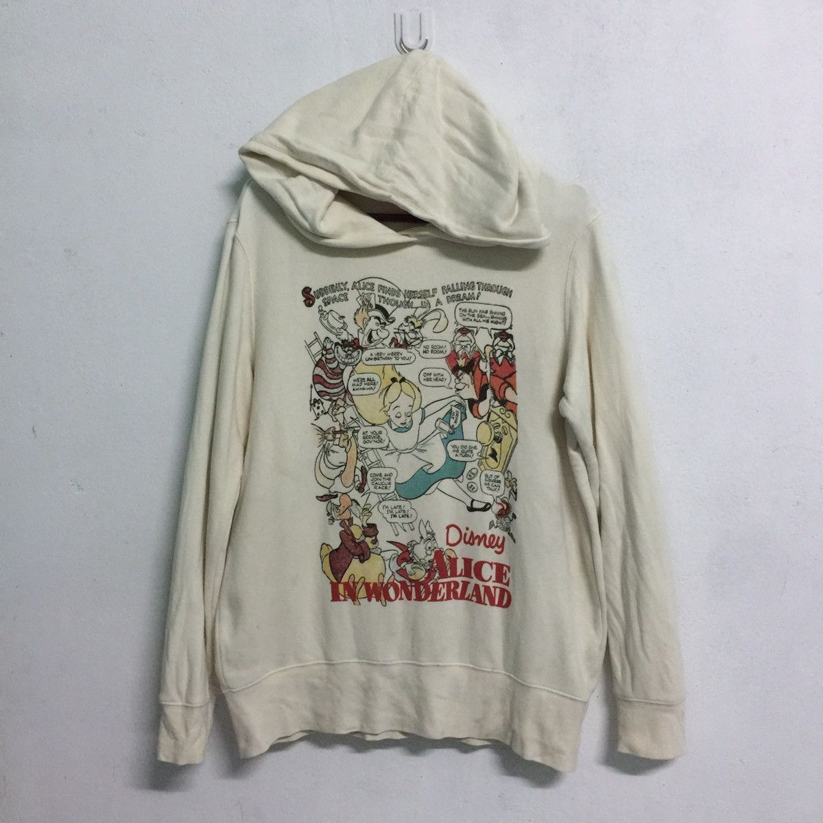 Cartoon Network Vintage Disney Alice in wonderland hoodie sweatshirt rare Size US M / EU 48-50 / 2 - 1 Thumbnail