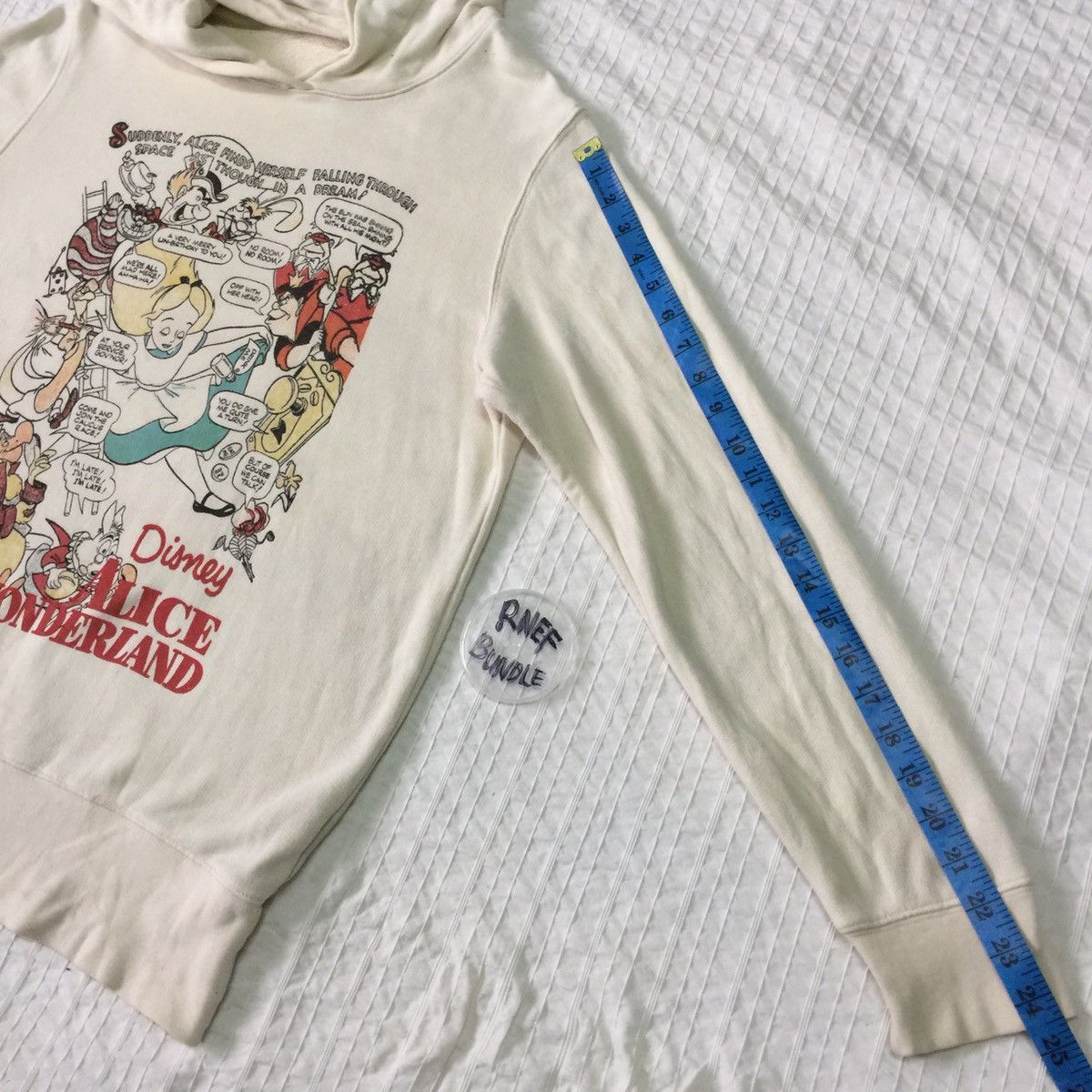 Cartoon Network Vintage Disney Alice in wonderland hoodie sweatshirt rare Size US M / EU 48-50 / 2 - 15 Thumbnail