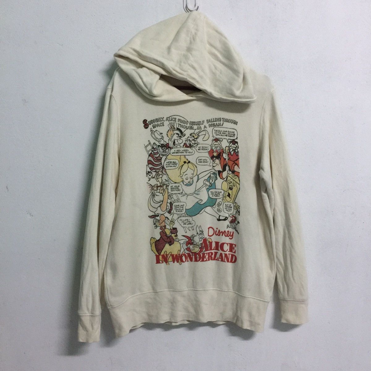 Cartoon Network Vintage Disney Alice in wonderland hoodie sweatshirt rare Size US M / EU 48-50 / 2 - 4 Thumbnail
