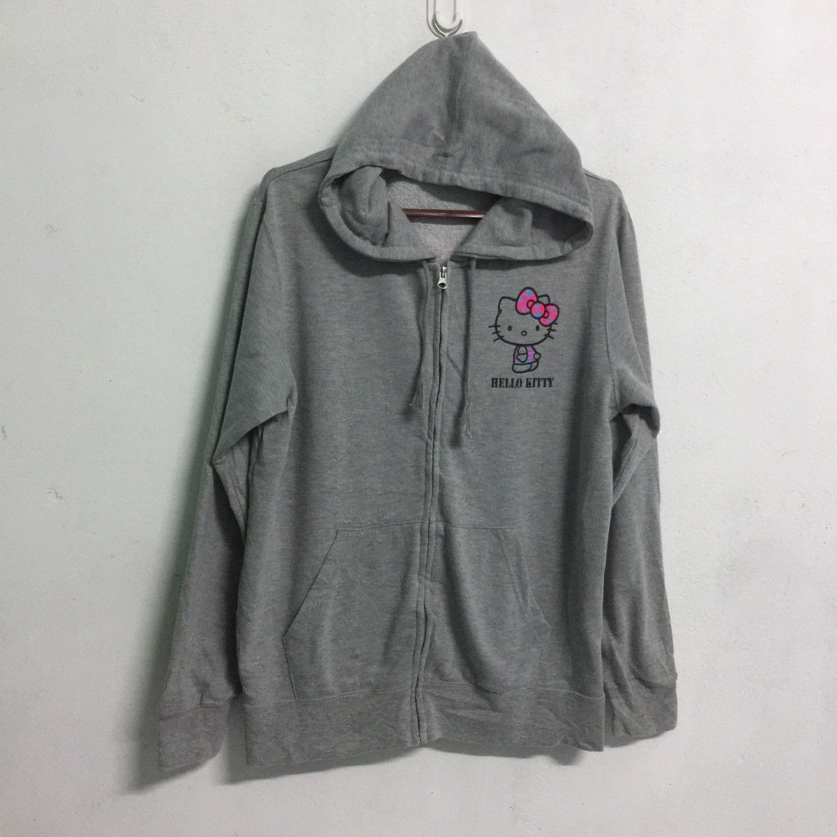 Anime HELLO KITTY Spellout Cartoon Japanese Hoodie Sweatshirt Size US L / EU 52-54 / 3 - 6 Thumbnail