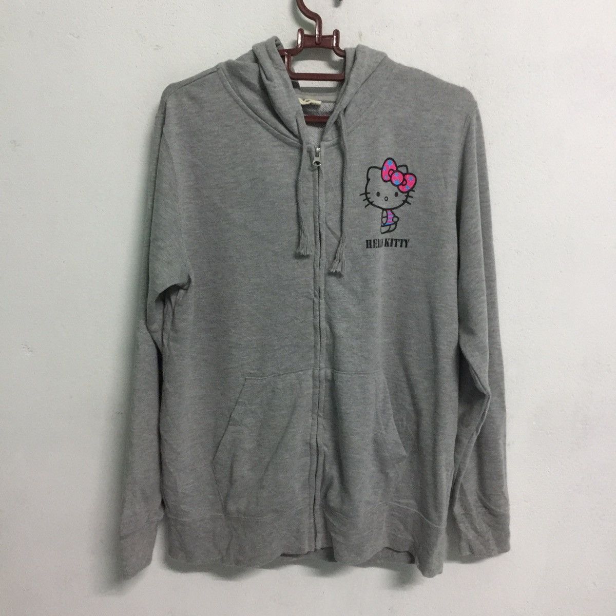 Anime HELLO KITTY Spellout Cartoon Japanese Hoodie Sweatshirt Size US L / EU 52-54 / 3 - 8 Thumbnail