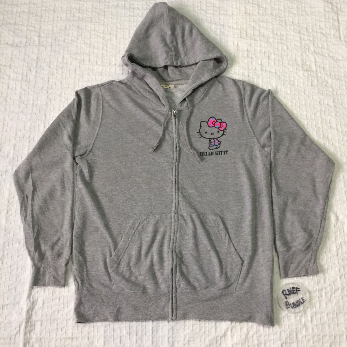 Anime HELLO KITTY Spellout Cartoon Japanese Hoodie Sweatshirt Size US L / EU 52-54 / 3 - 13 Thumbnail