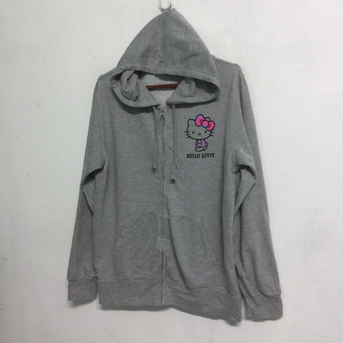 Anime HELLO KITTY Spellout Cartoon Japanese Hoodie Sweatshirt Size US L / EU 52-54 / 3 - 5 Thumbnail