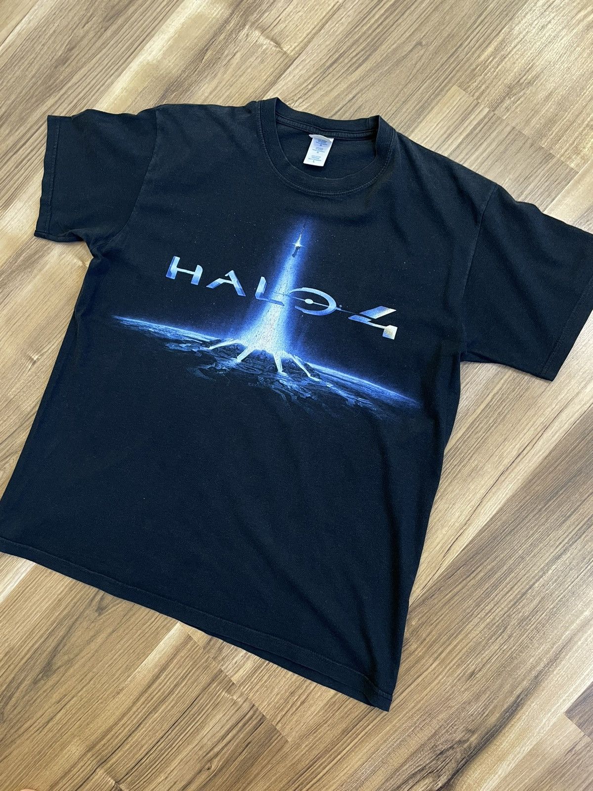 Gildan × The Game × Vintage Vintage T-shirts Halo 4 Streetwear Black Size L Size US L / EU 52-54 / 3 - 3 Thumbnail