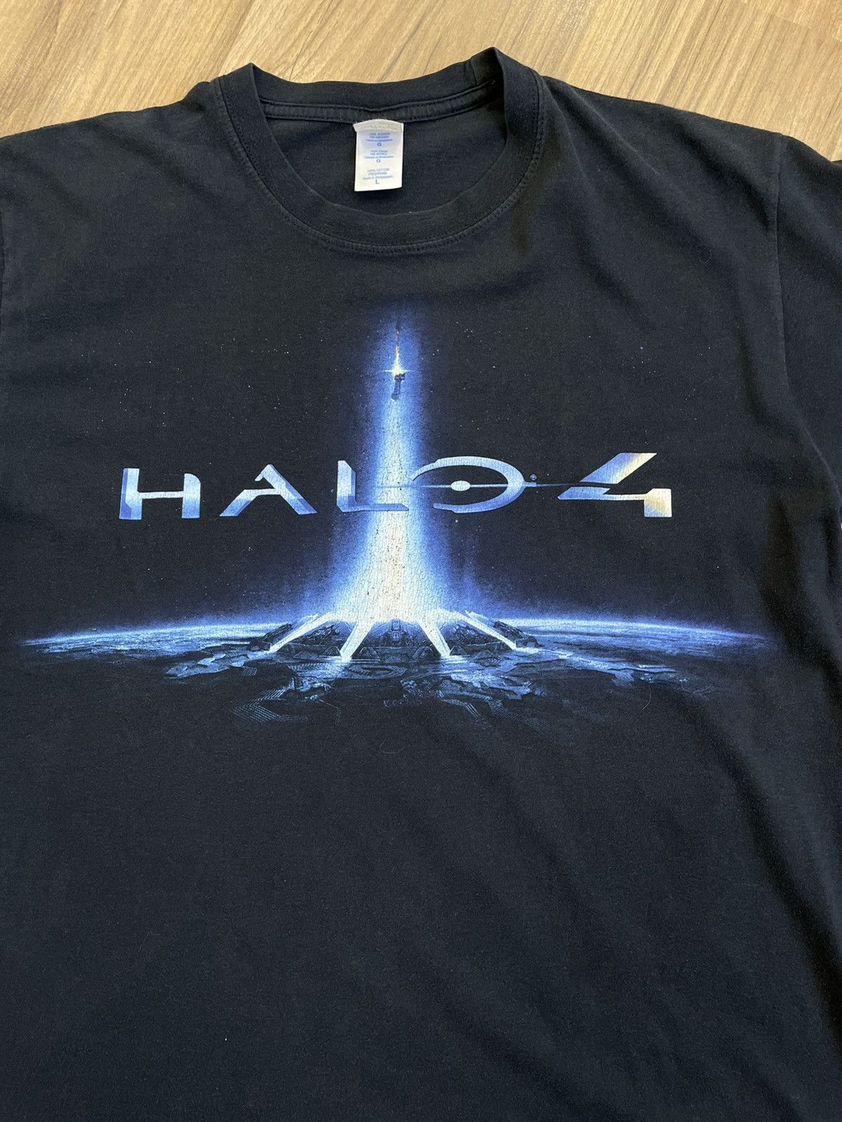 Gildan × The Game × Vintage Vintage T-shirts Halo 4 Streetwear Black Size L Size US L / EU 52-54 / 3 - 4 Thumbnail