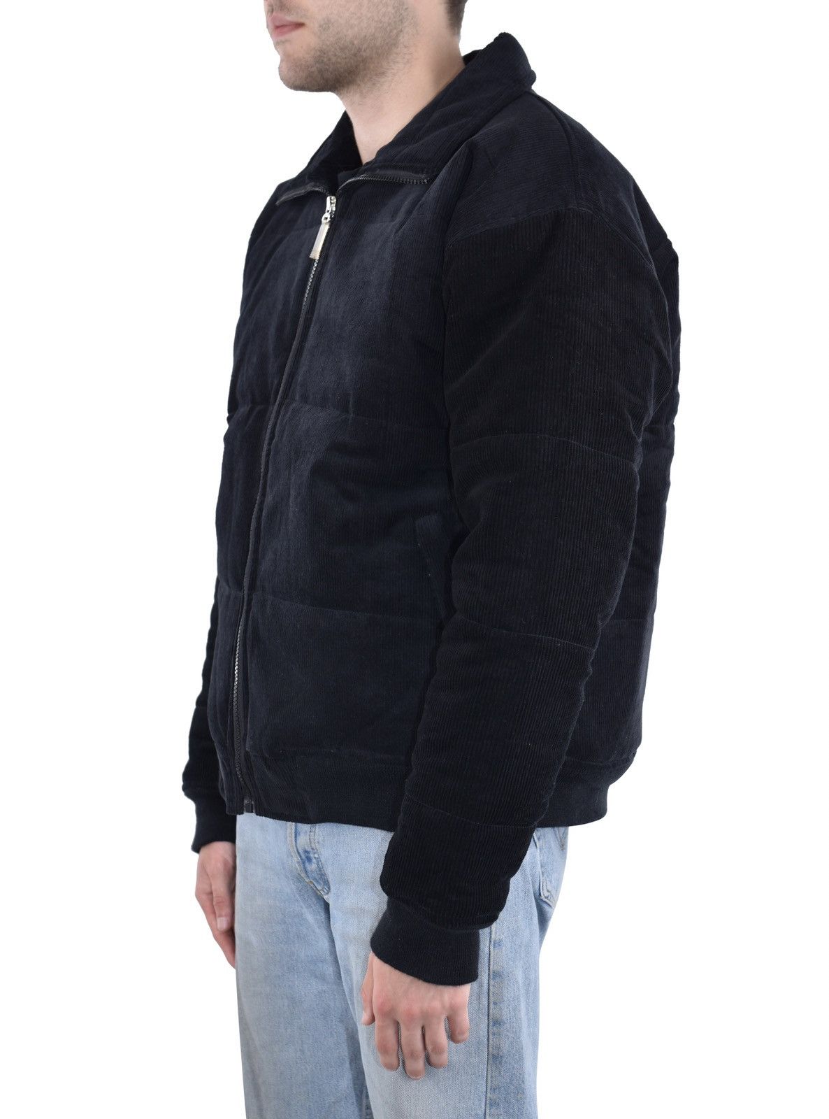Vintage Corduroy Puffer Jacket Black Size US XL / EU 56 / 4 - 3 Thumbnail