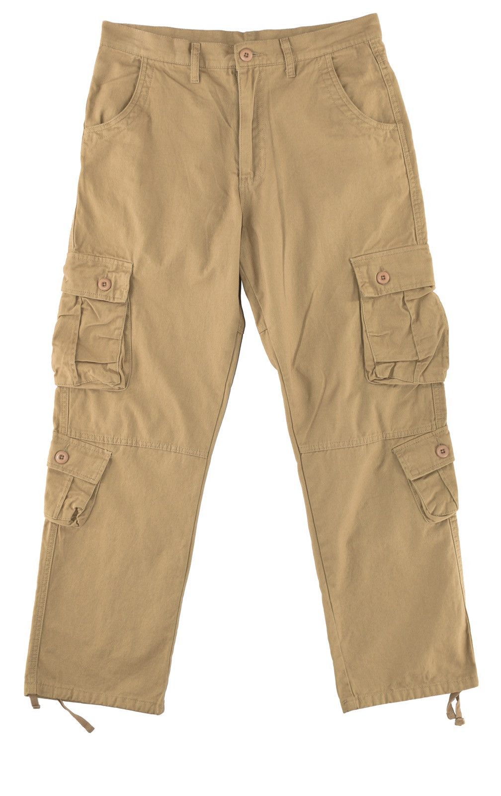 Japanese Brand 8 Pocket Cargo Pants Tan Size US 36 / EU 52 - 5 Thumbnail