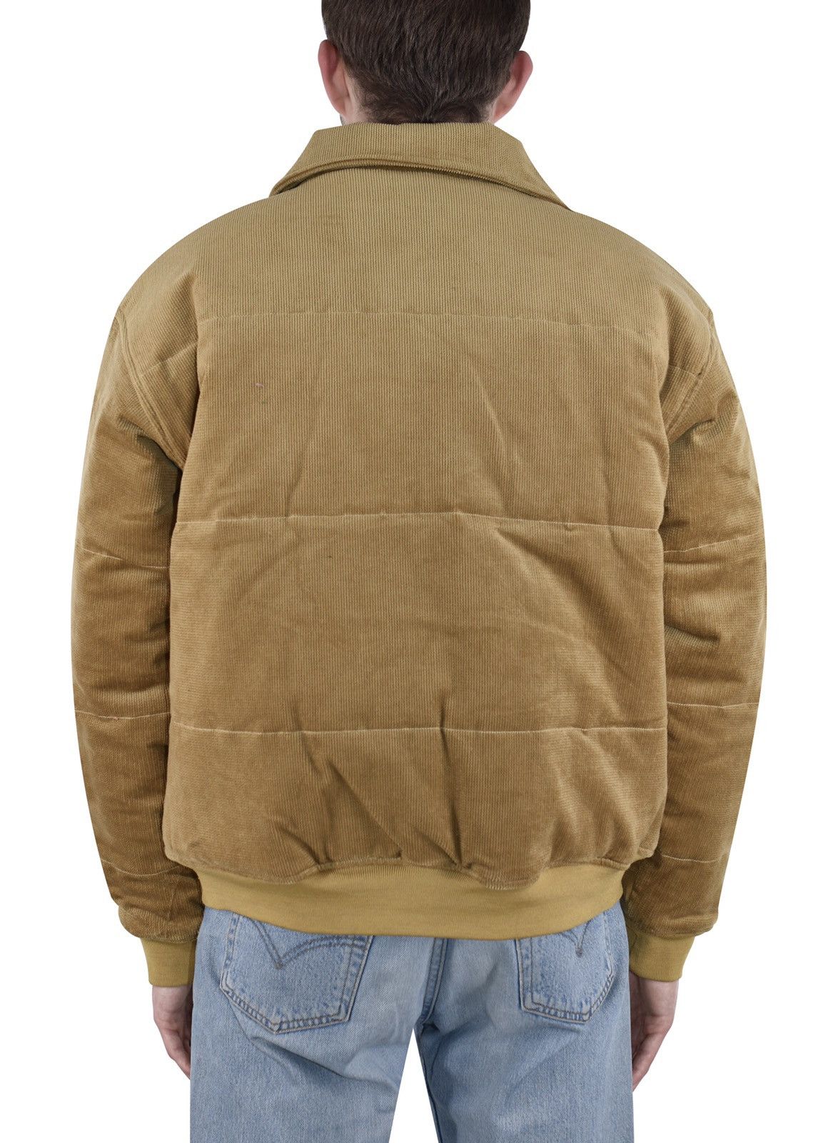 Vintage Corduroy Puffer Jacket Wheat Size US S / EU 44-46 / 1 - 4 Thumbnail