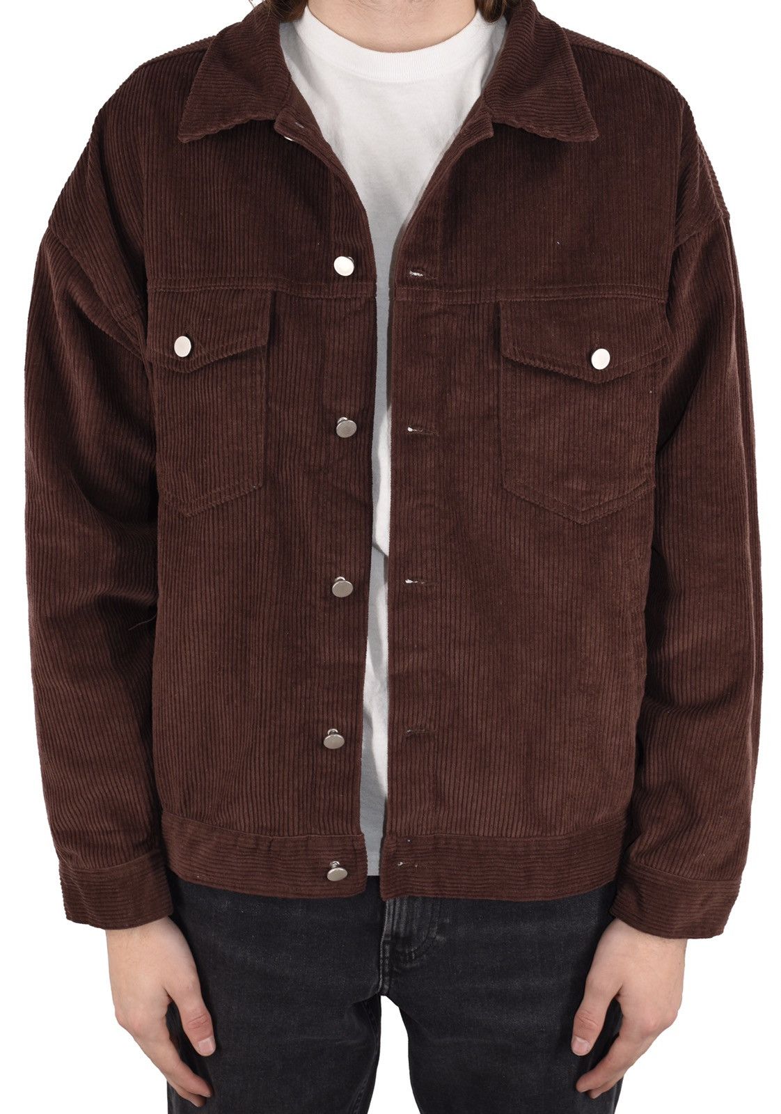 Vintage Corduroy Jacket Chocolate Brown Size US XS / EU 42 / 0 - 1 Thumbnail