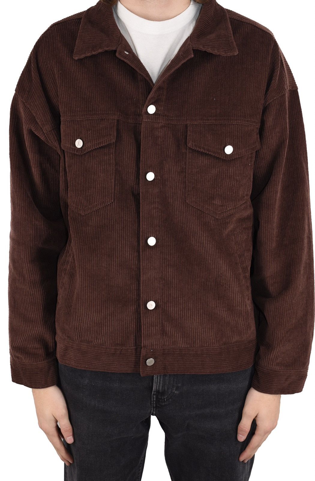 Vintage Corduroy Jacket Chocolate Brown Size US XS / EU 42 / 0 - 2 Thumbnail