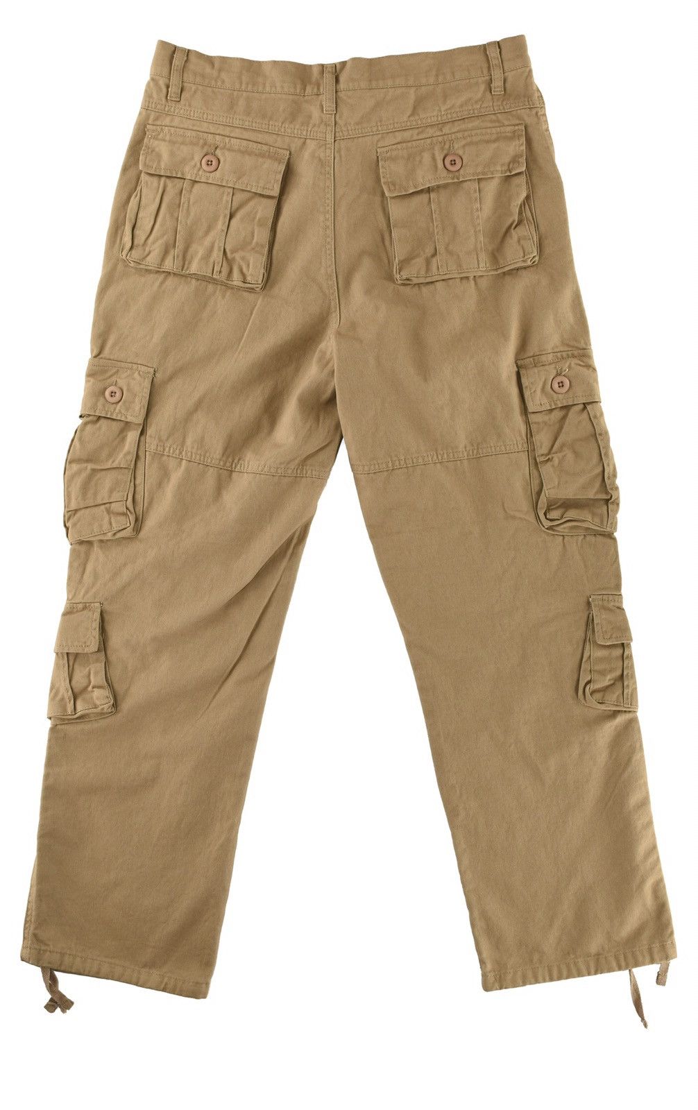 Japanese Brand 8 Pocket Cargo Pants Tan Size US 42 / EU 58 - 6 Thumbnail