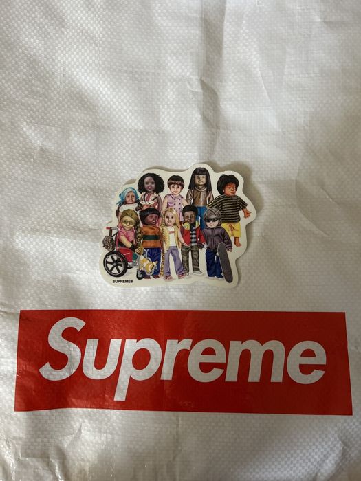 Supreme sales girl sticker