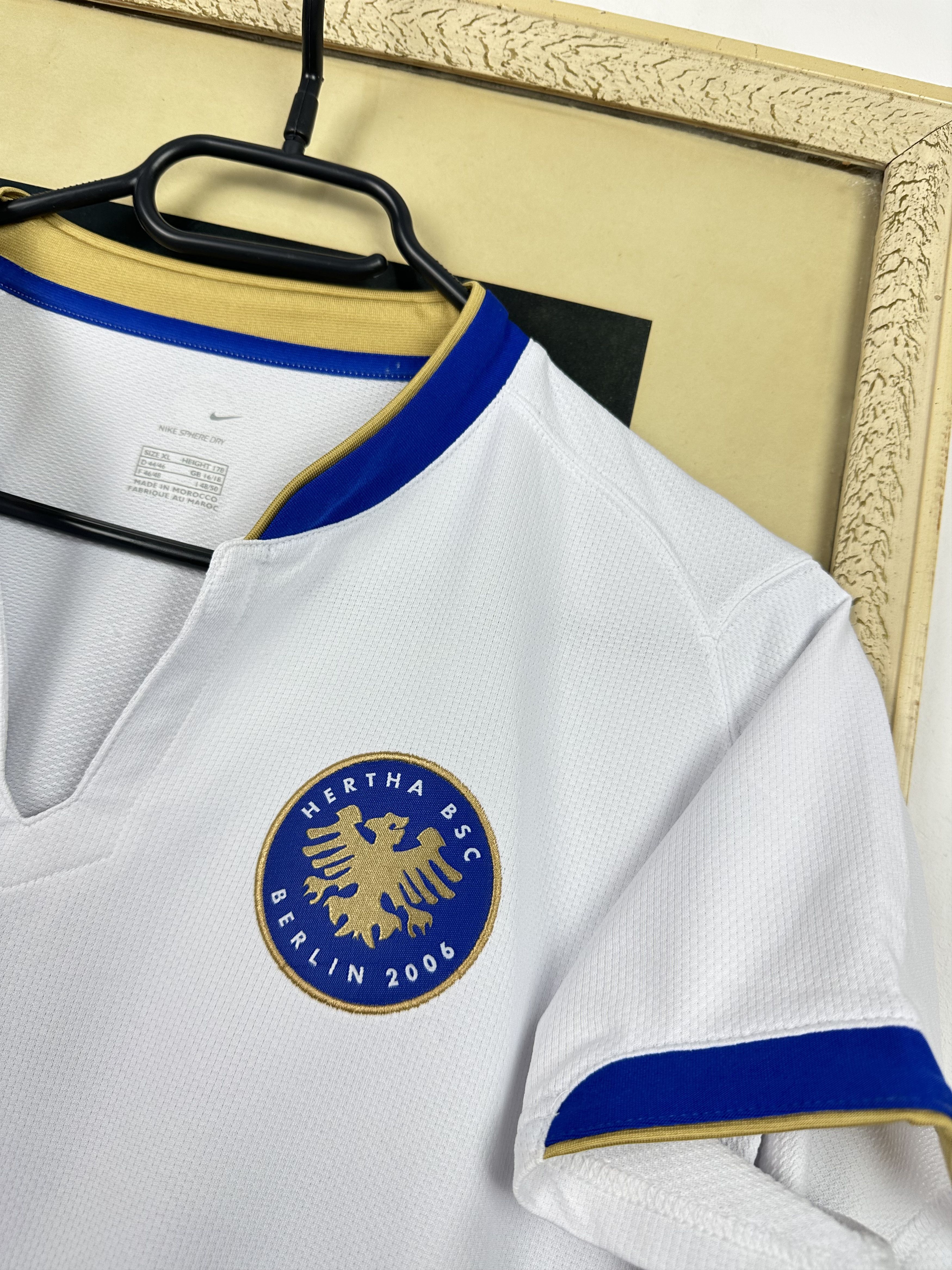 Nike Hertha football shirt Women 2006 Soccer Jersey Nike Tee Size XL / US 12-14 / IT 48-50 - 2 Thumbnail