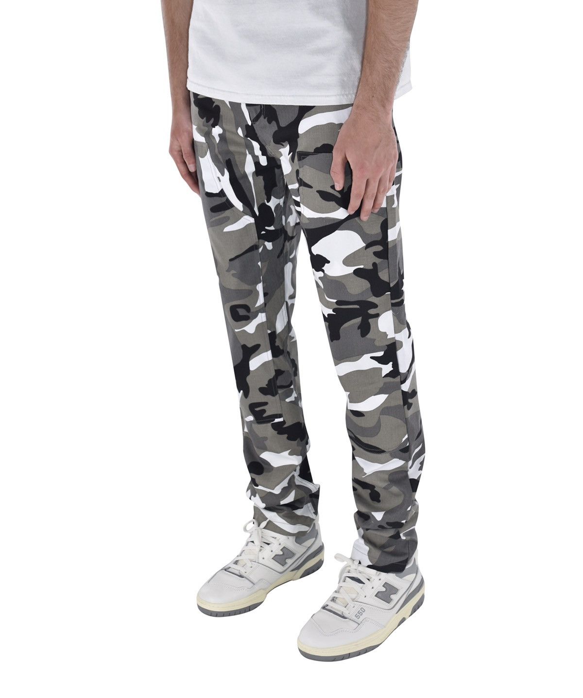 Vintage Double Knee Work Pants Snow Camo Size US 30 / EU 46 - 2 Thumbnail
