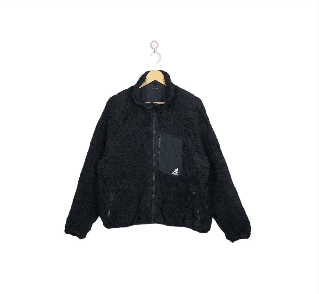 Kangol Baggy Vintage 90s Kangol Sherpa Boa Pile Jacket XL Size US XL / EU 56 / 4 - 1 Thumbnail
