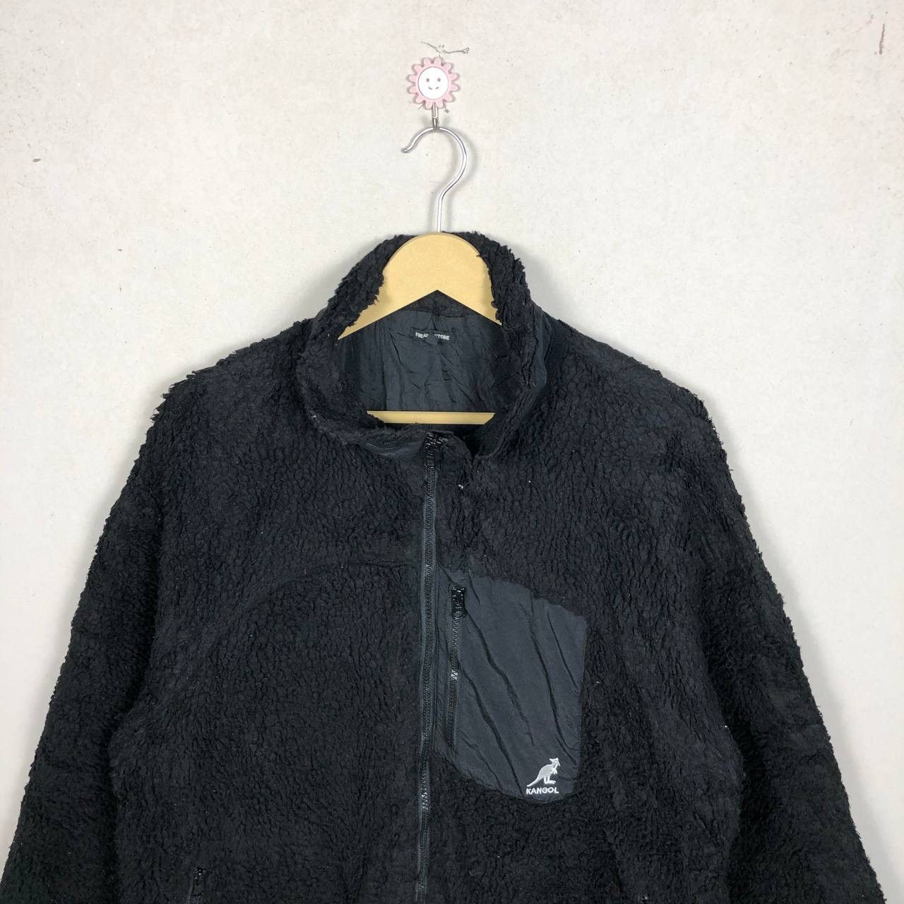 Kangol Baggy Vintage 90s Kangol Sherpa Boa Pile Jacket XL Size US XL / EU 56 / 4 - 3 Thumbnail
