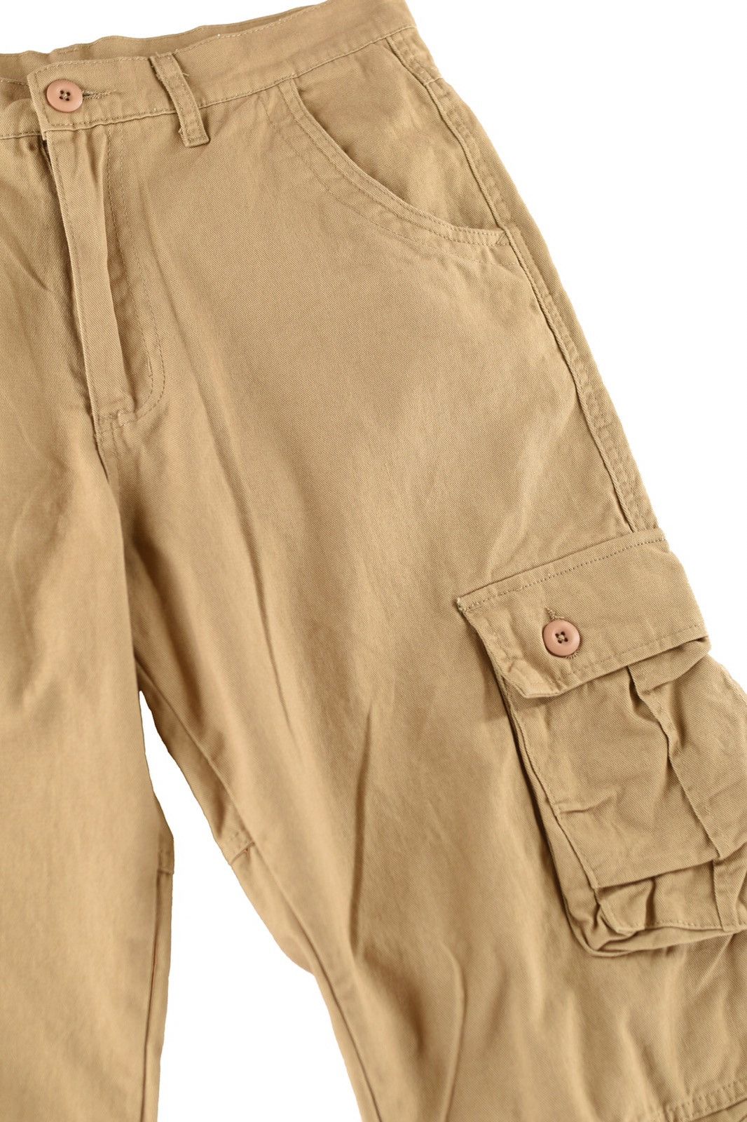 Japanese Brand 8 Pocket Cargo Pants Tan Size US 38 / EU 54 - 6 Thumbnail