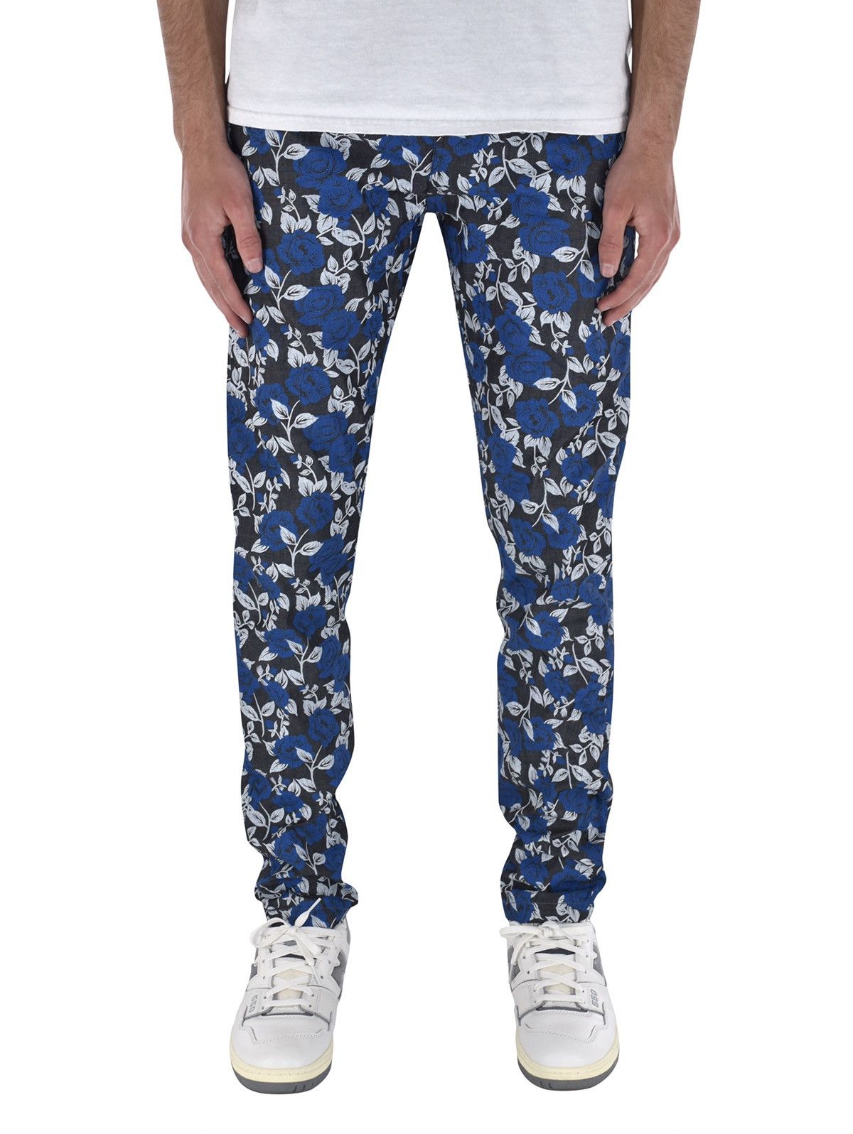 Japanese Brand Floral Pants Blue Size US 38 / EU 54 - 1 Thumbnail