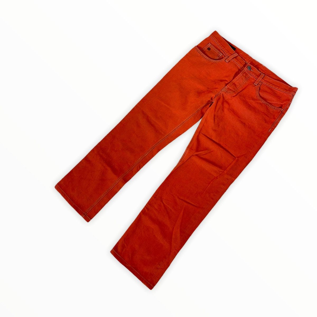 Gucci Rare!! Gucci Orange Skinny Denim / Nice Colour Size US 31 - 1 Thumbnail