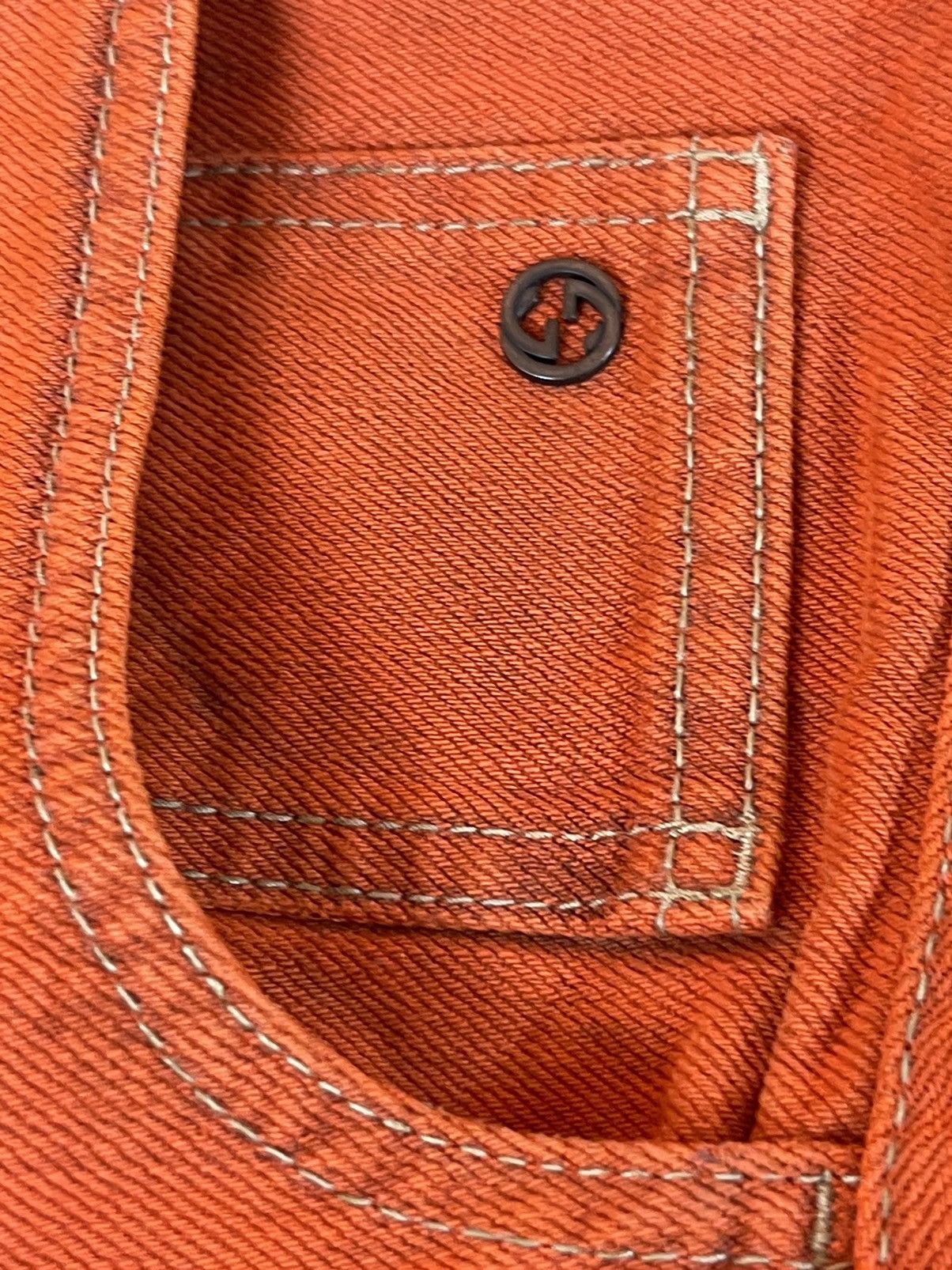 Gucci Rare!! Gucci Orange Skinny Denim / Nice Colour Size US 31 - 5 Thumbnail